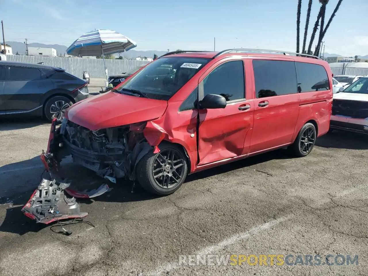 1 fotografías del automóvil dañado WD4PG2EE2K3506382 MERCEDES-BENZ METRIS 2019