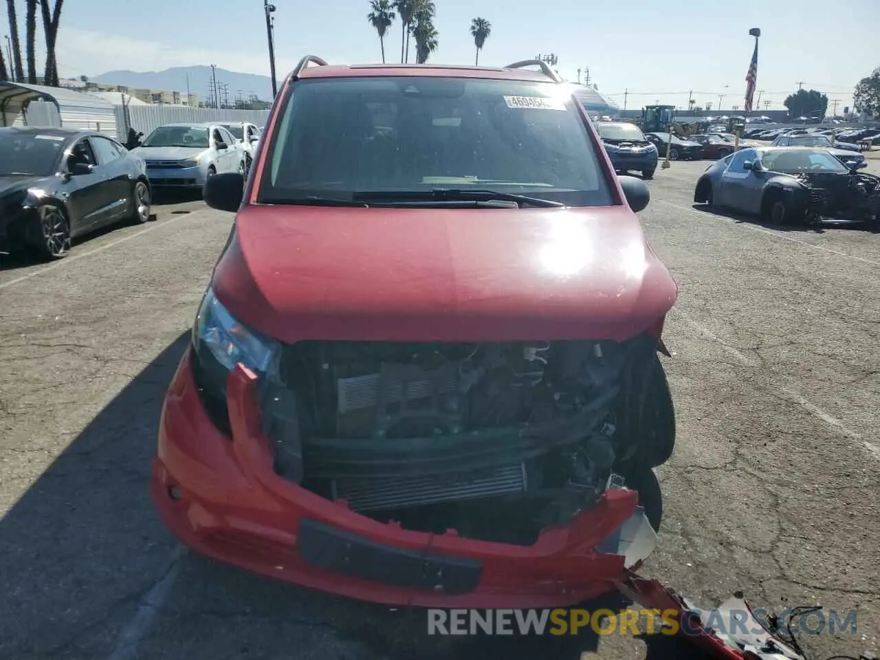 5 fotografías del automóvil dañado WD4PG2EE2K3506382 MERCEDES-BENZ METRIS 2019