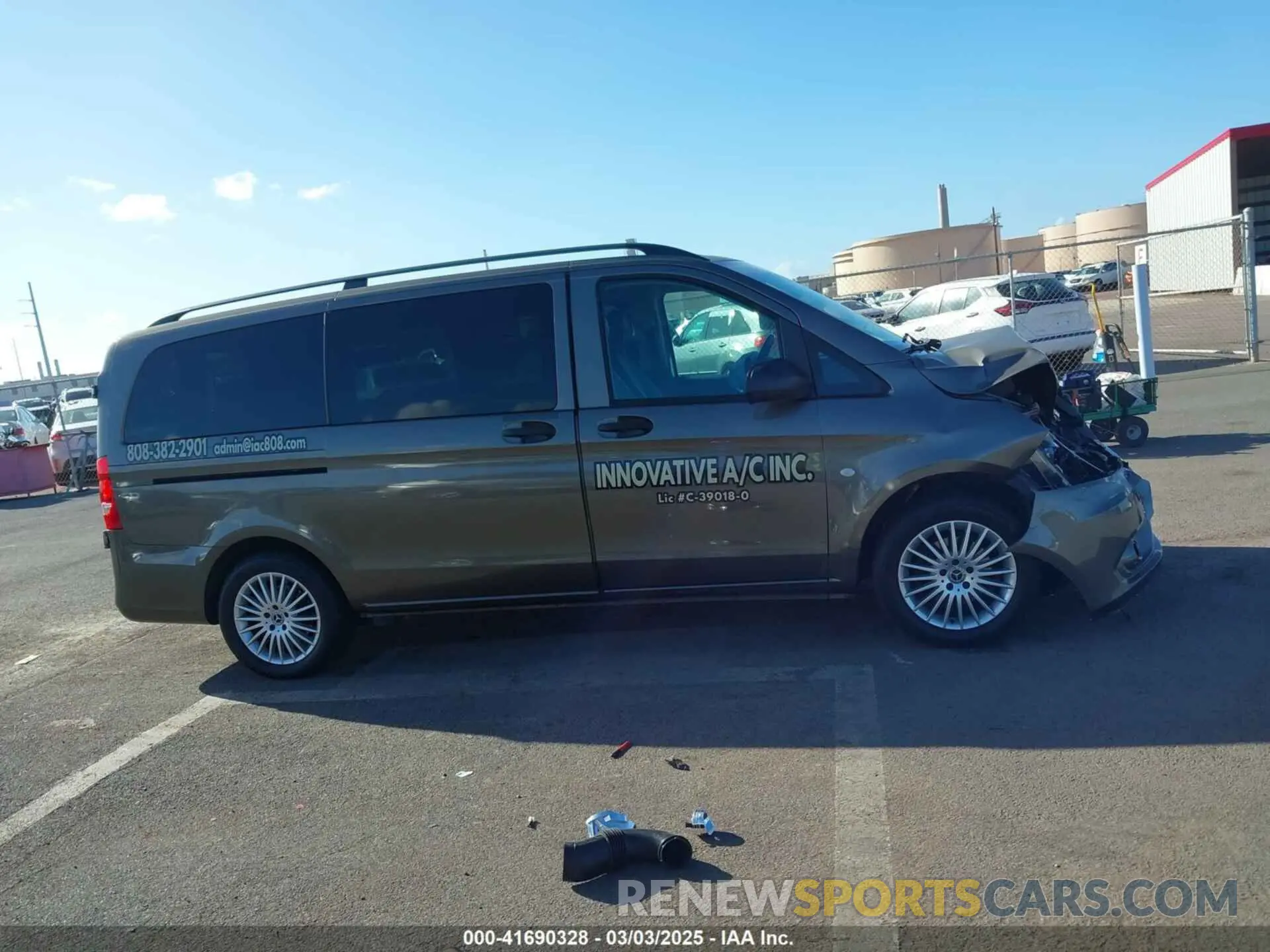 14 fotografías del automóvil dañado WD4PG2EE3K3523210 MERCEDES-BENZ METRIS 2019