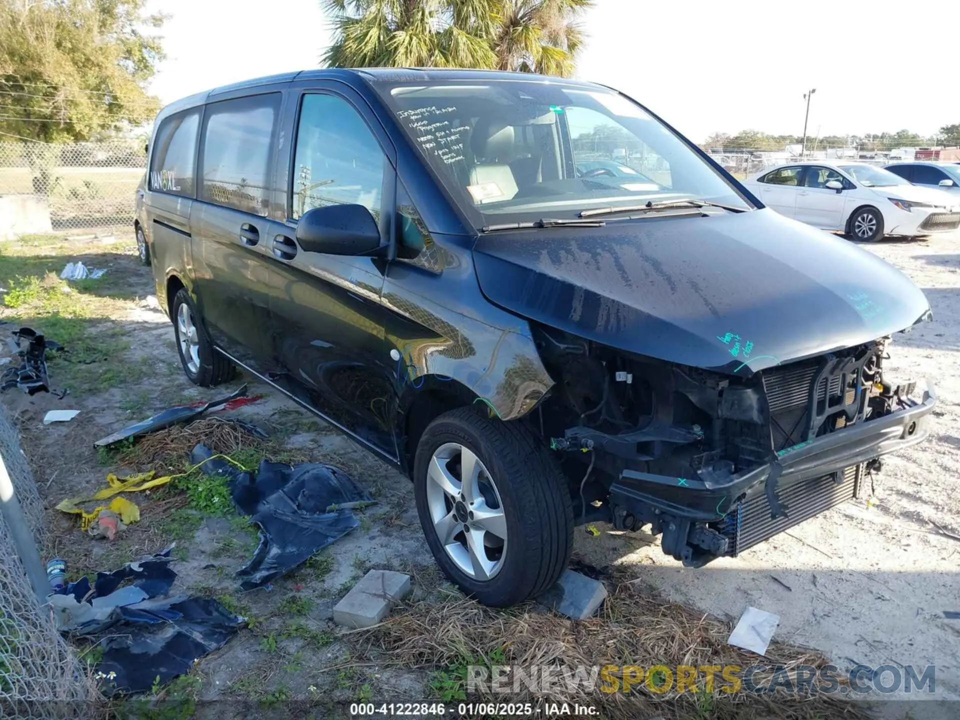 1 fotografías del automóvil dañado W1WV0FEY8L3696234 MERCEDES-BENZ METRIS 2020