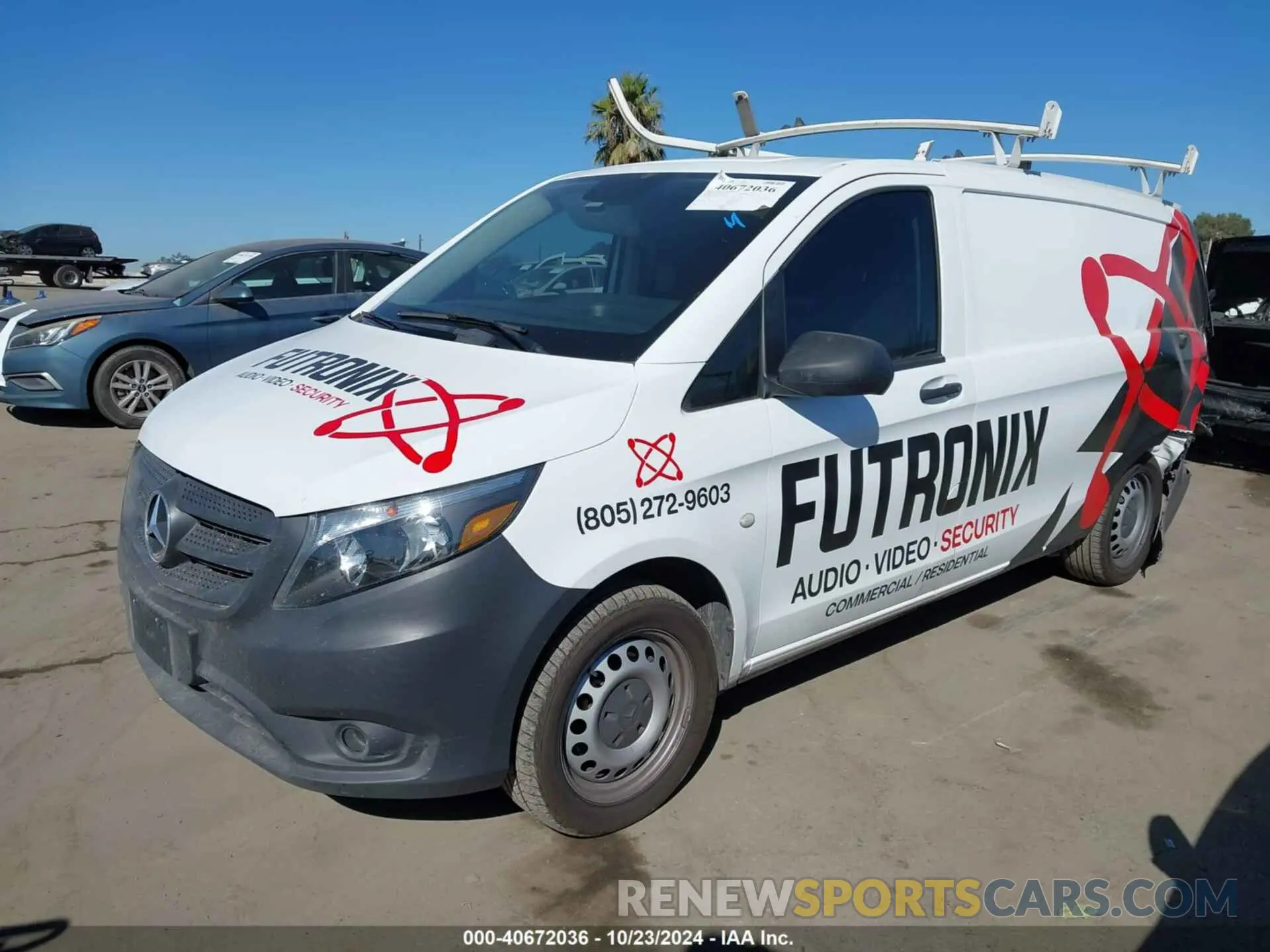 2 fotografías del automóvil dañado W1YV0BEYXL3685669 MERCEDES-BENZ METRIS 2020