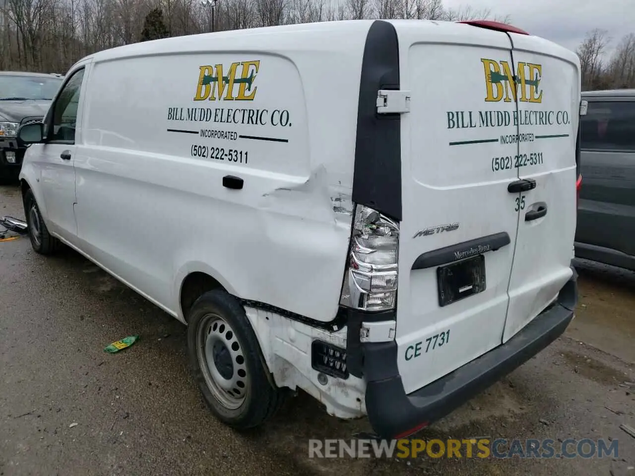 3 fotografías del automóvil dañado WD3PG3EA2L3658624 MERCEDES-BENZ METRIS 2020