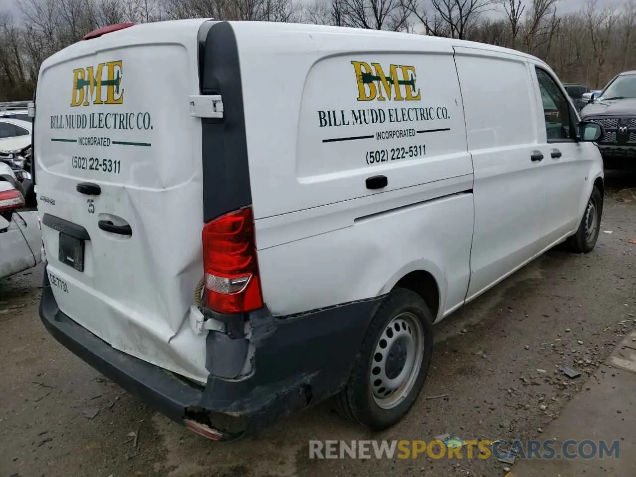 4 fotografías del automóvil dañado WD3PG3EA2L3658624 MERCEDES-BENZ METRIS 2020