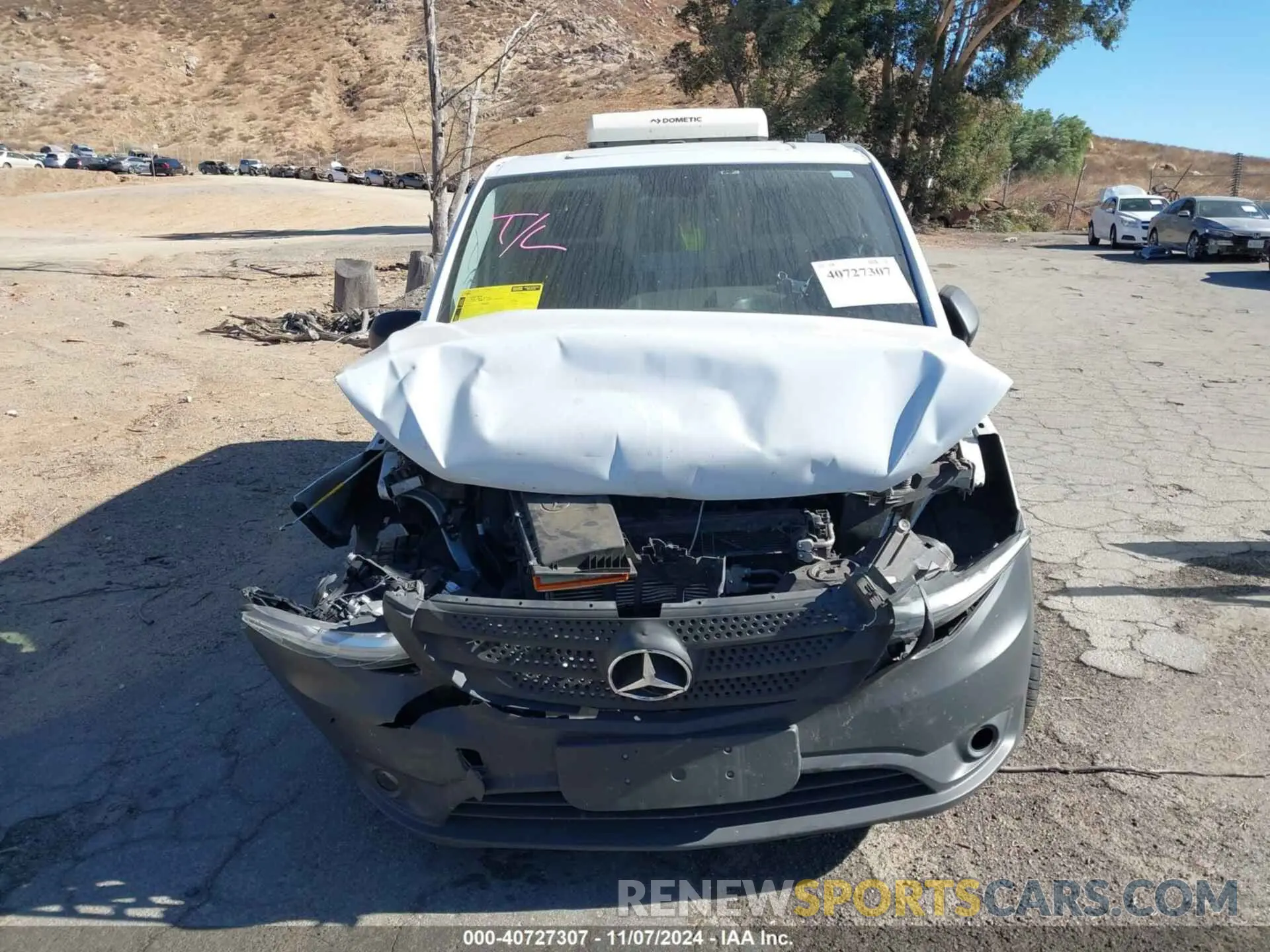 12 fotografías del automóvil dañado W1YV0BEY2N4149425 MERCEDES-BENZ METRIS 2022