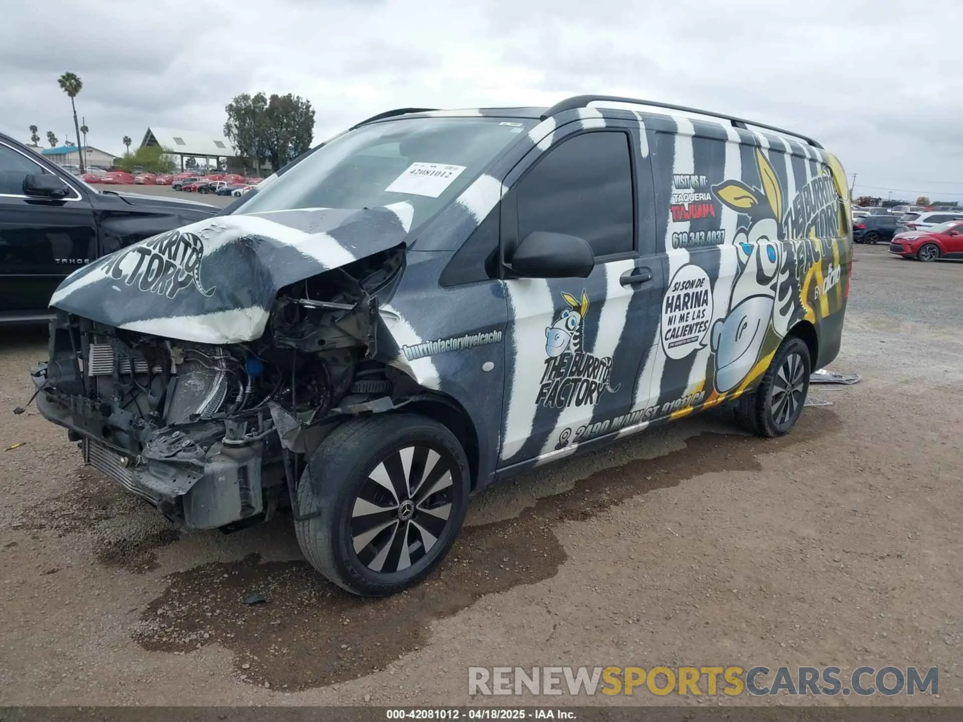 2 fotografías del automóvil dañado W1YV0BEY6N4149945 MERCEDES-BENZ METRIS 2022