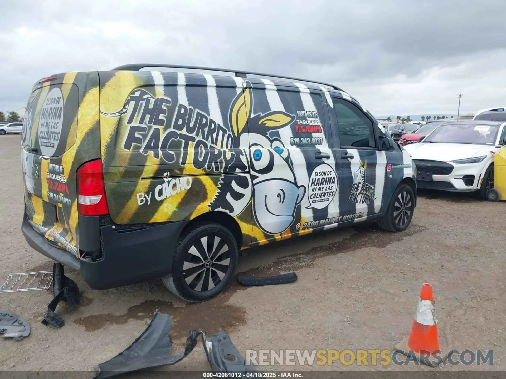 4 fotografías del automóvil dañado W1YV0BEY6N4149945 MERCEDES-BENZ METRIS 2022