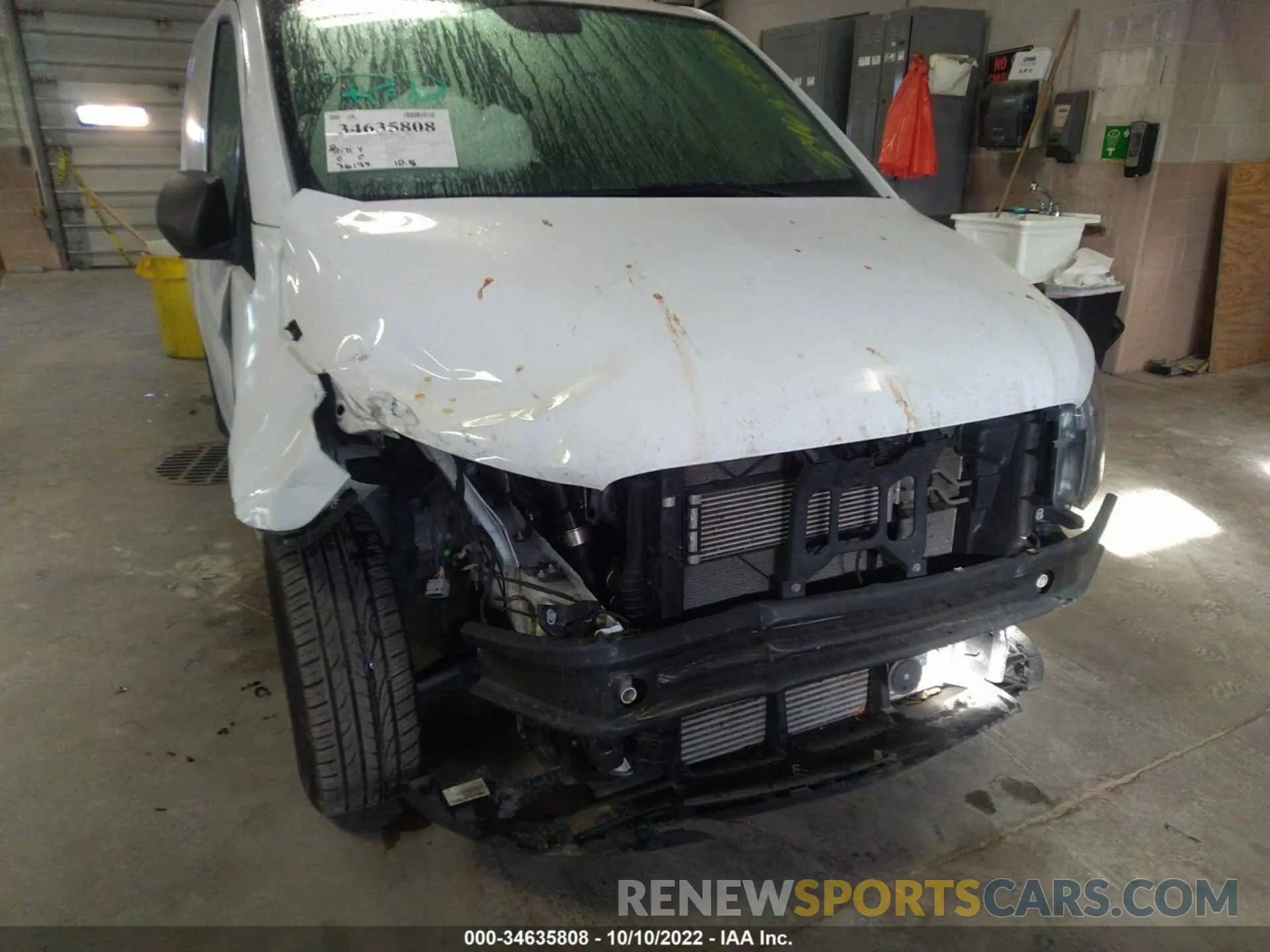 6 fotografías del automóvil dañado W1YV0BEY5L3740464 MERCEDES-BENZ METRIS CARGO VAN 2020