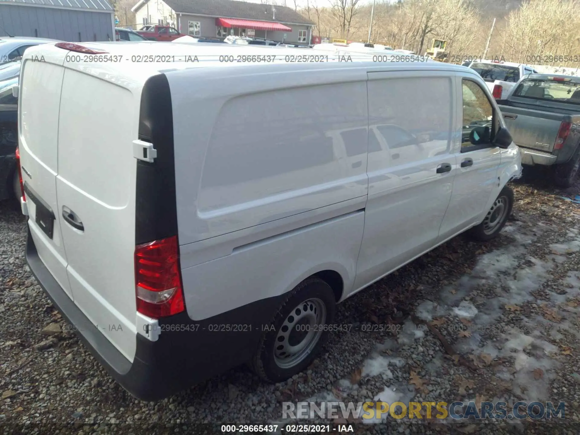 4 fotografías del automóvil dañado W1YV0BEYXL3764758 MERCEDES-BENZ METRIS CARGO VAN 2020