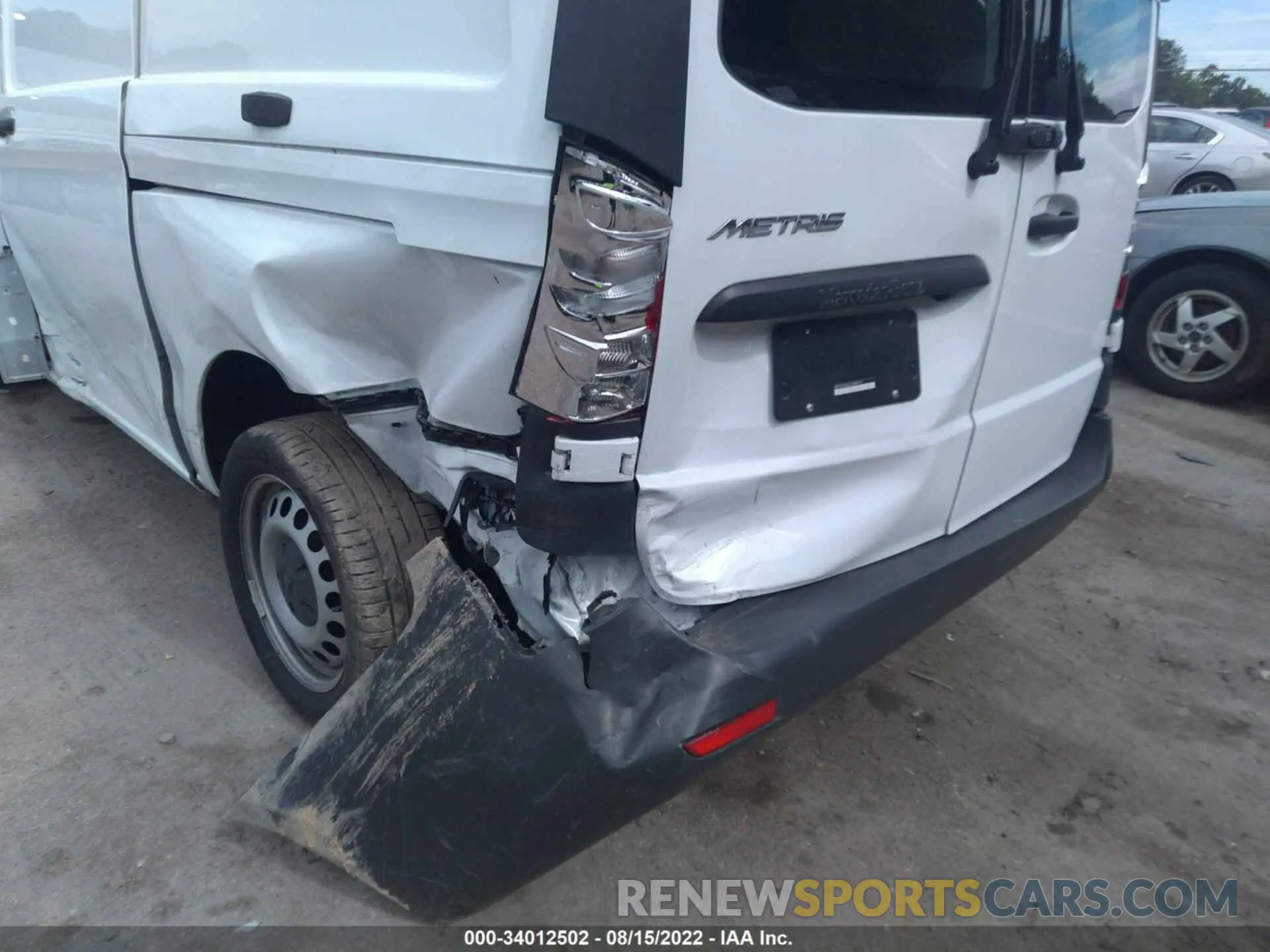 6 fotografías del automóvil dañado WD3PG2EA5L3648759 MERCEDES-BENZ METRIS CARGO VAN 2020