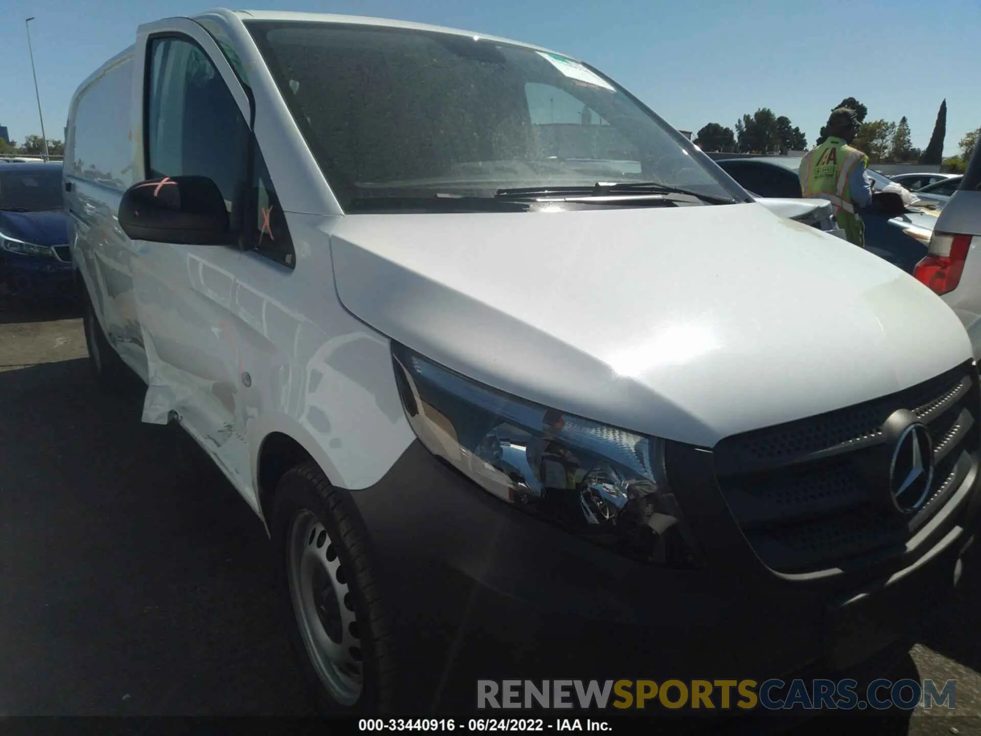 6 fotografías del automóvil dañado W1YV0CEY4M3865494 MERCEDES-BENZ METRIS CARGO VAN 2021
