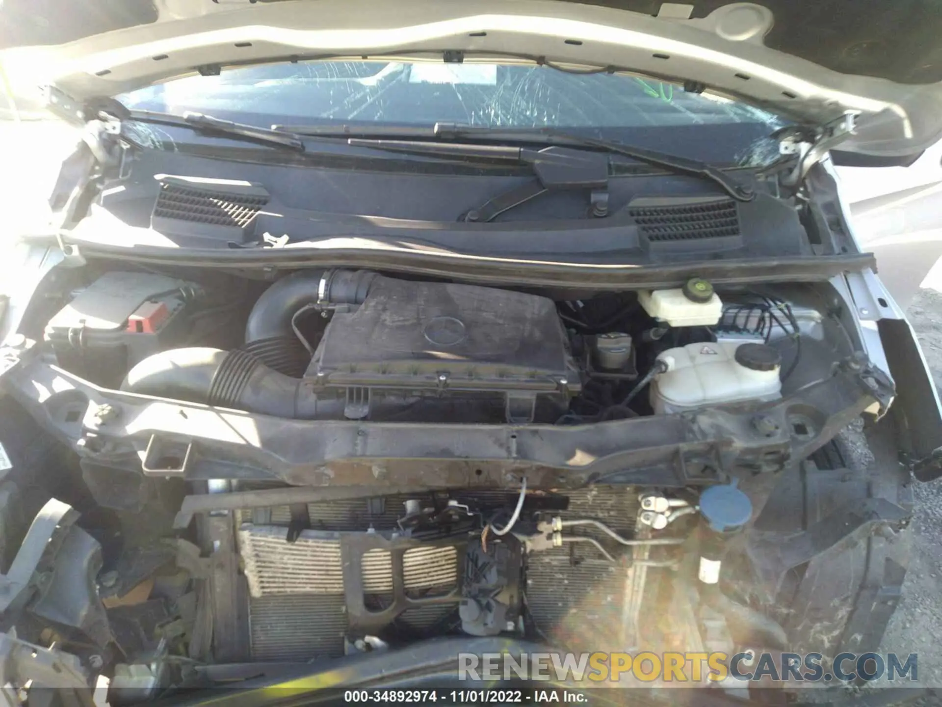 10 fotografías del automóvil dañado WD4PG2EE4K3537763 MERCEDES-BENZ METRIS PASSENGER VAN 2019