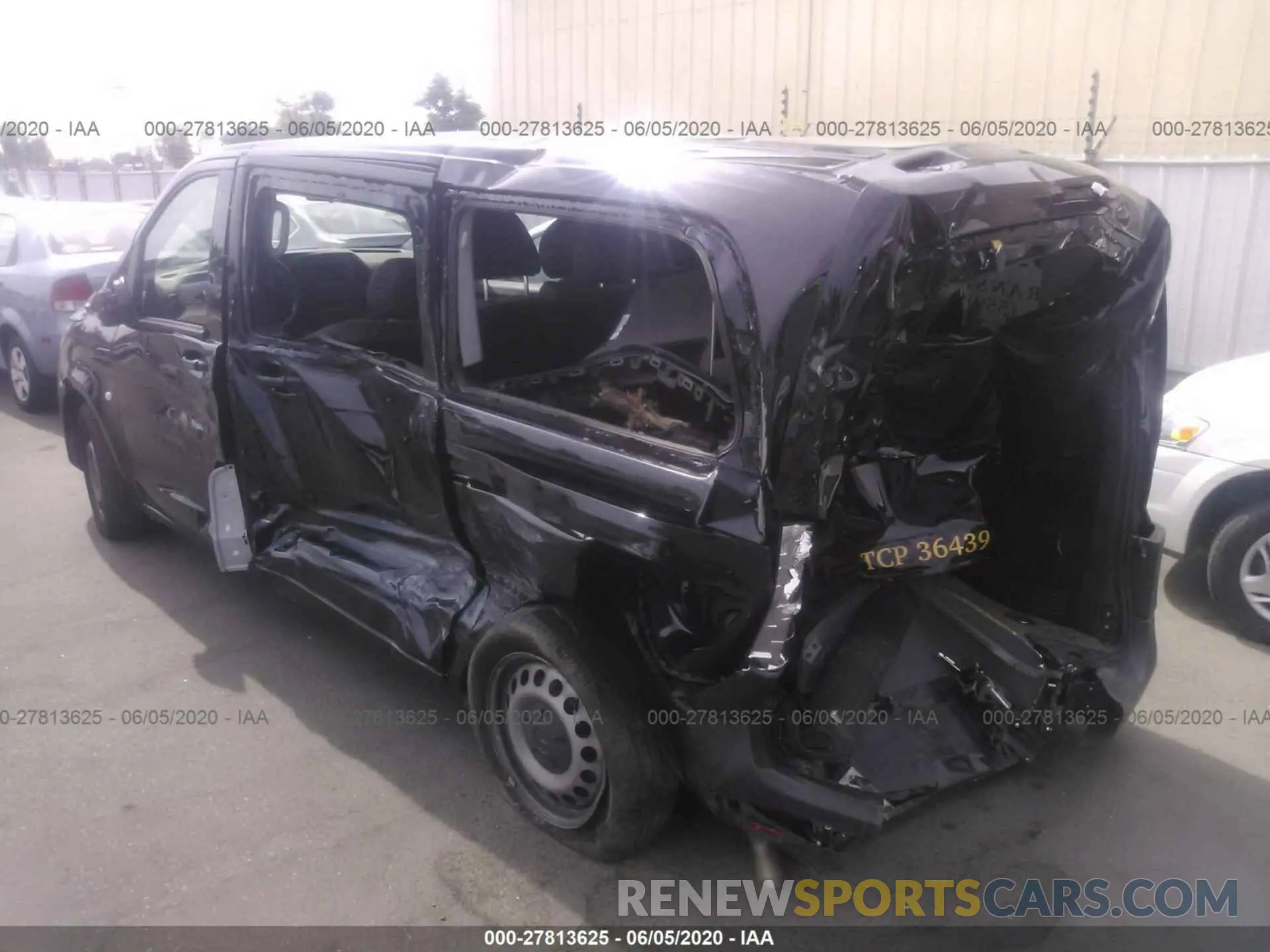 3 fotografías del automóvil dañado WD4PG2EE7K3548966 MERCEDES-BENZ METRIS PASSENGER VAN 2019