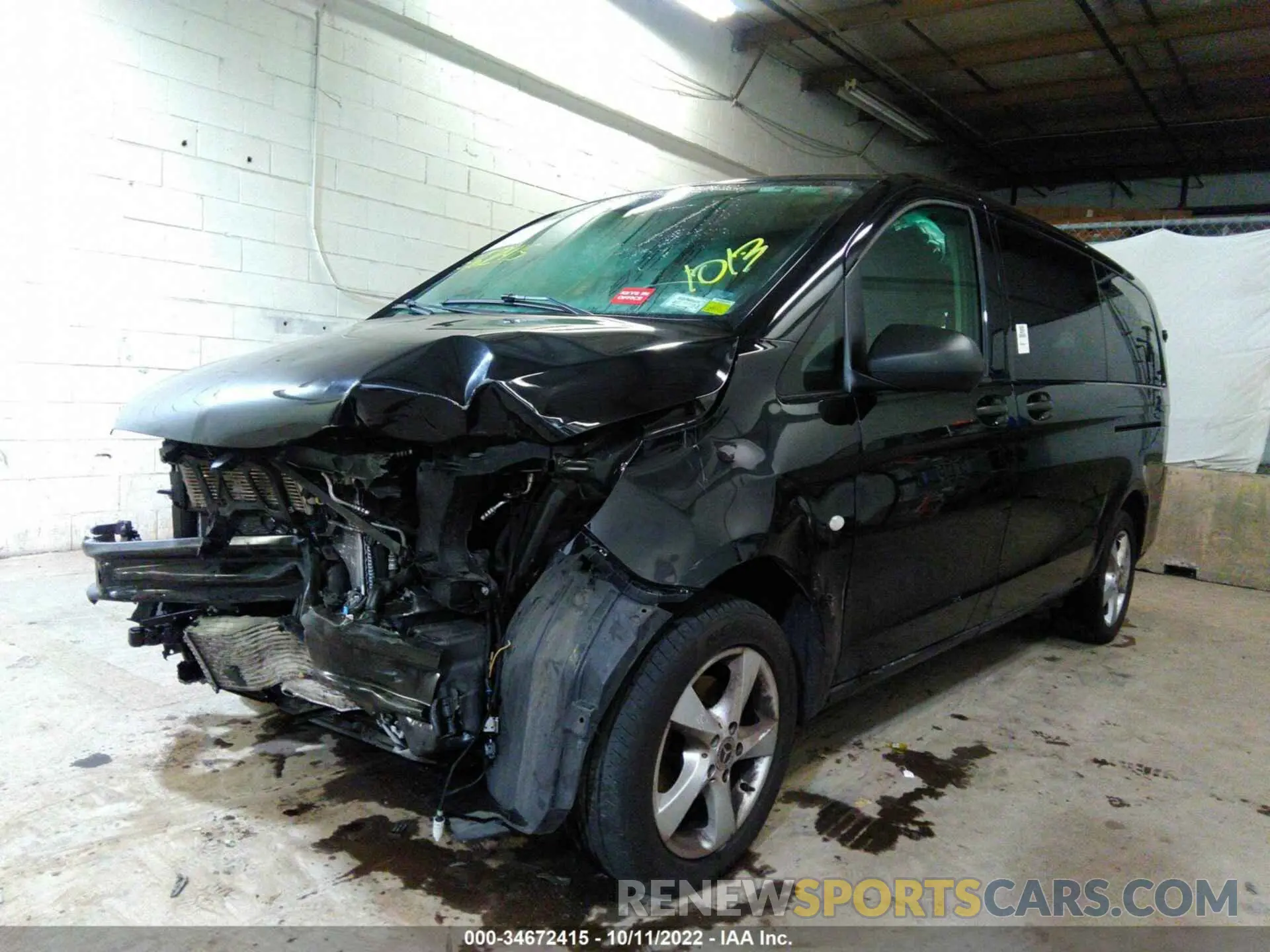 2 fotografías del automóvil dañado W1WV0FEY7L3694202 MERCEDES-BENZ METRIS PASSENGER VAN 2020