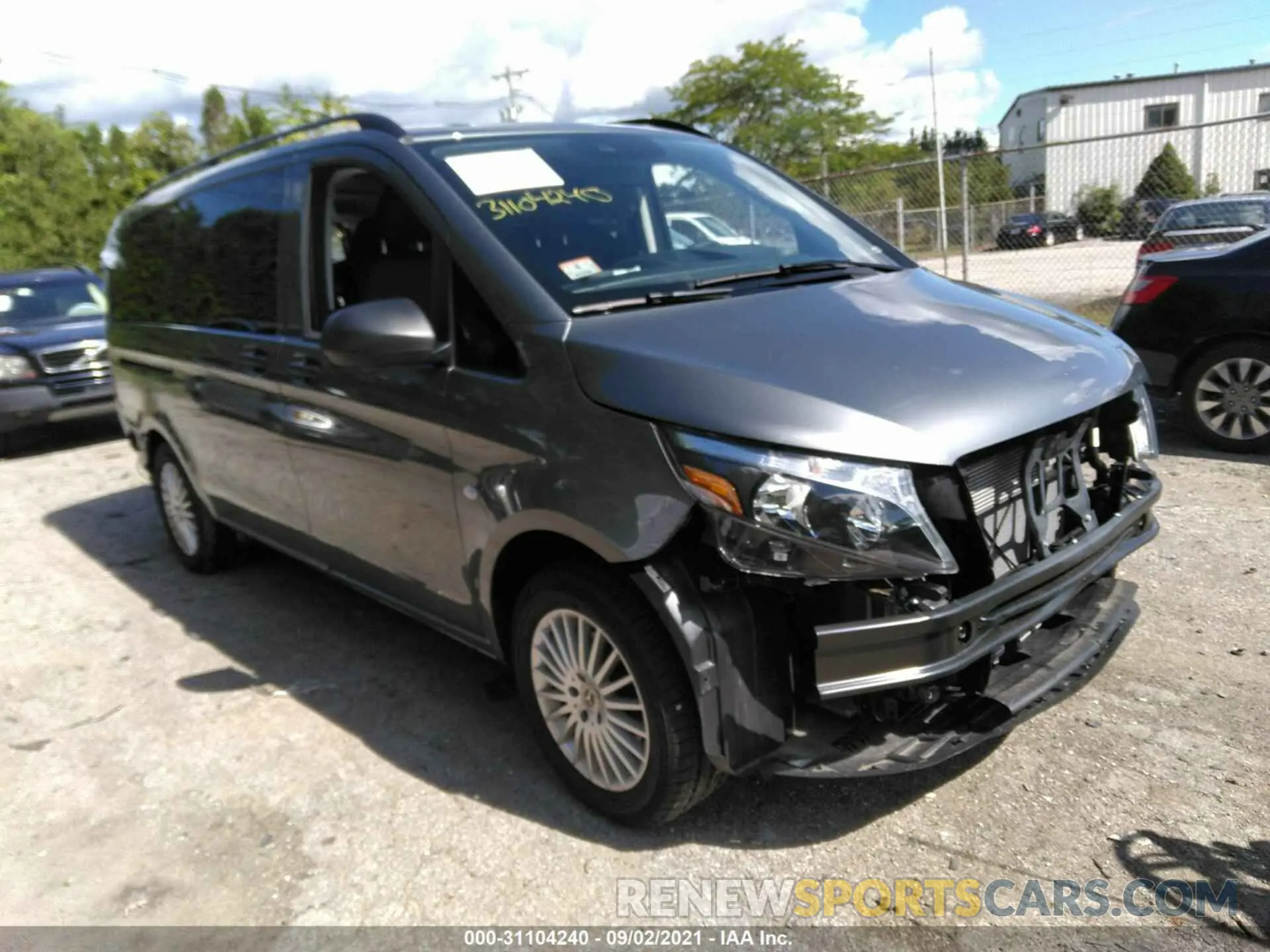 1 fotografías del automóvil dañado W1WV0FEY3M3830679 MERCEDES-BENZ METRIS PASSENGER VAN 2021