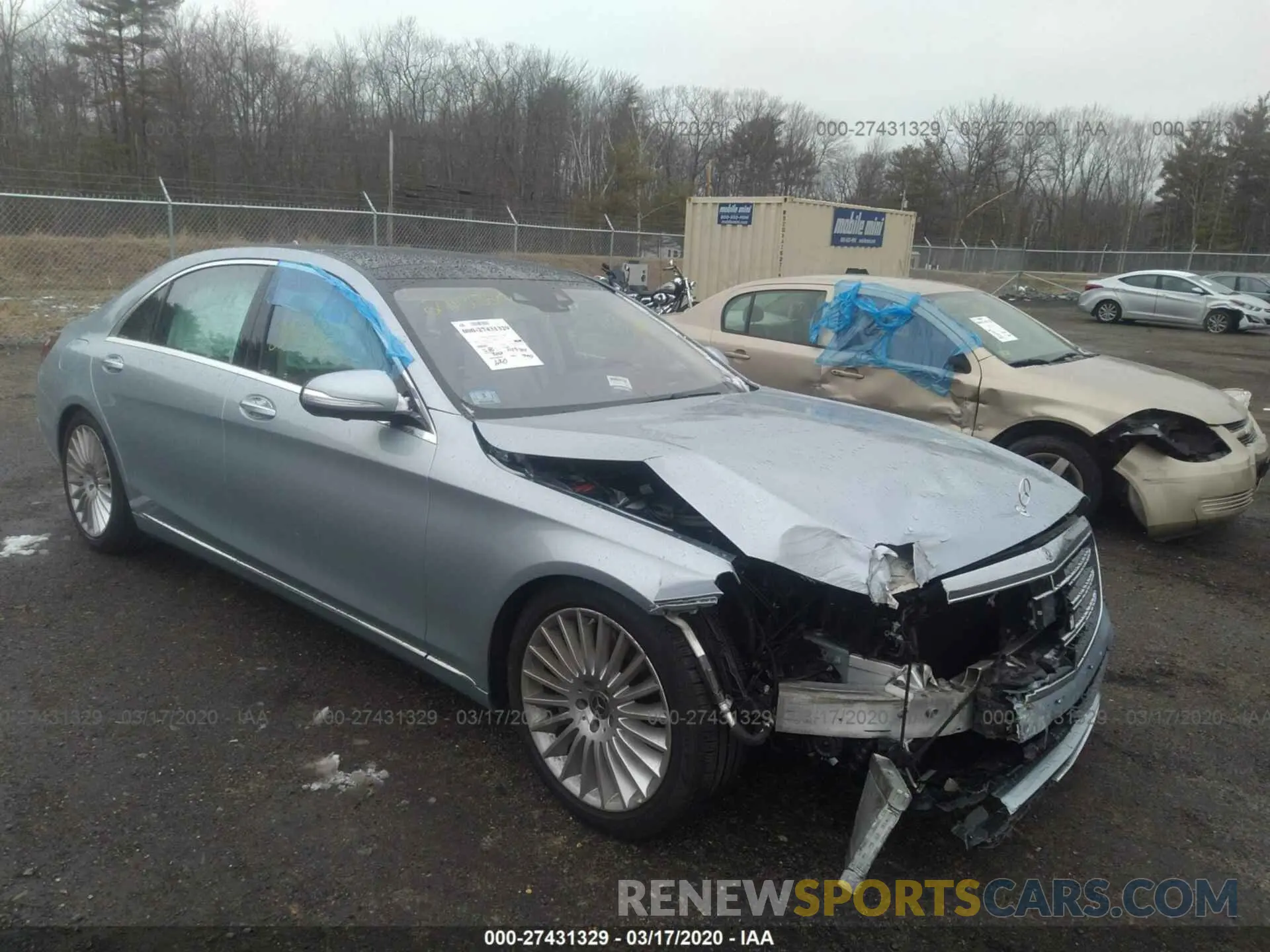 1 fotografías del automóvil dañado WDDUG8GB4KA470022 MERCEDES-BENZ S 2019