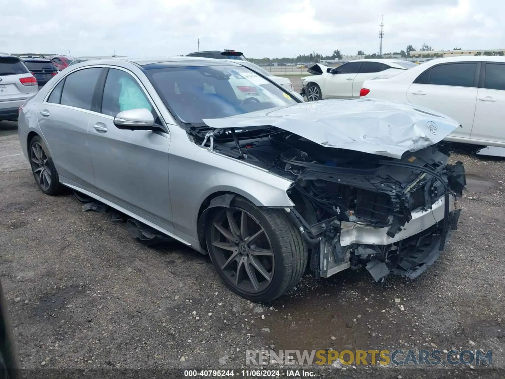 1 fotografías del automóvil dañado WDDUG8DB4LA524151 MERCEDES-BENZ S 2020
