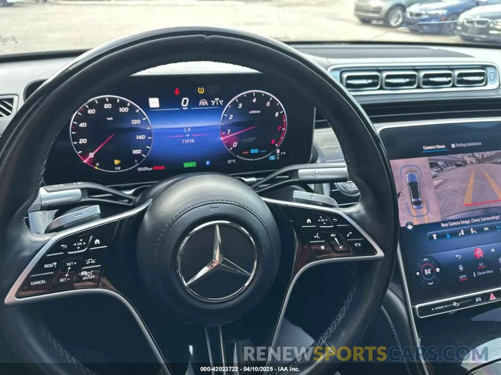 7 fotografías del automóvil dañado W1K6G7GBXMA045832 MERCEDES-BENZ S 2021