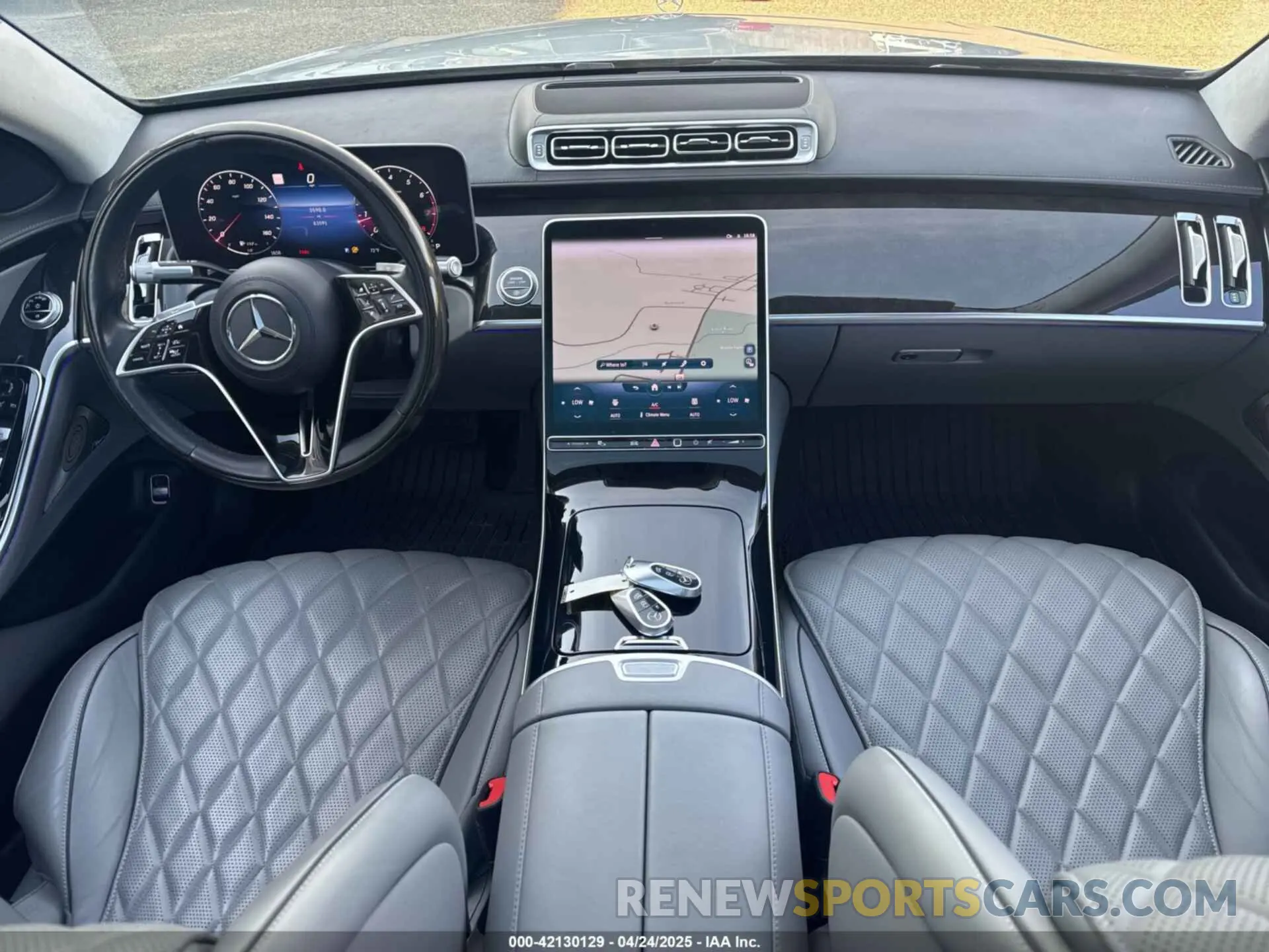 6 fotografías del automóvil dañado W1K6G7GB5NA078108 MERCEDES-BENZ S 2022