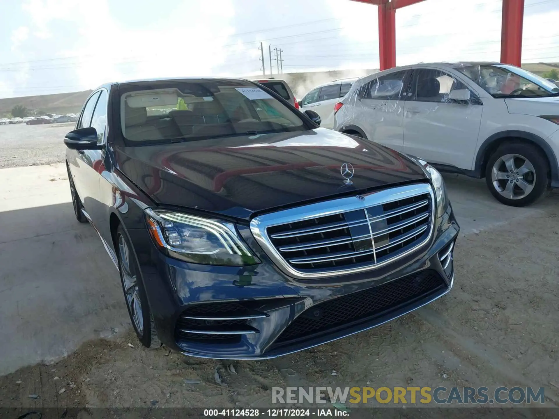 1 fotografías del automóvil dañado WDDUG6GB1KA453375 MERCEDES-BENZ S 450 2019
