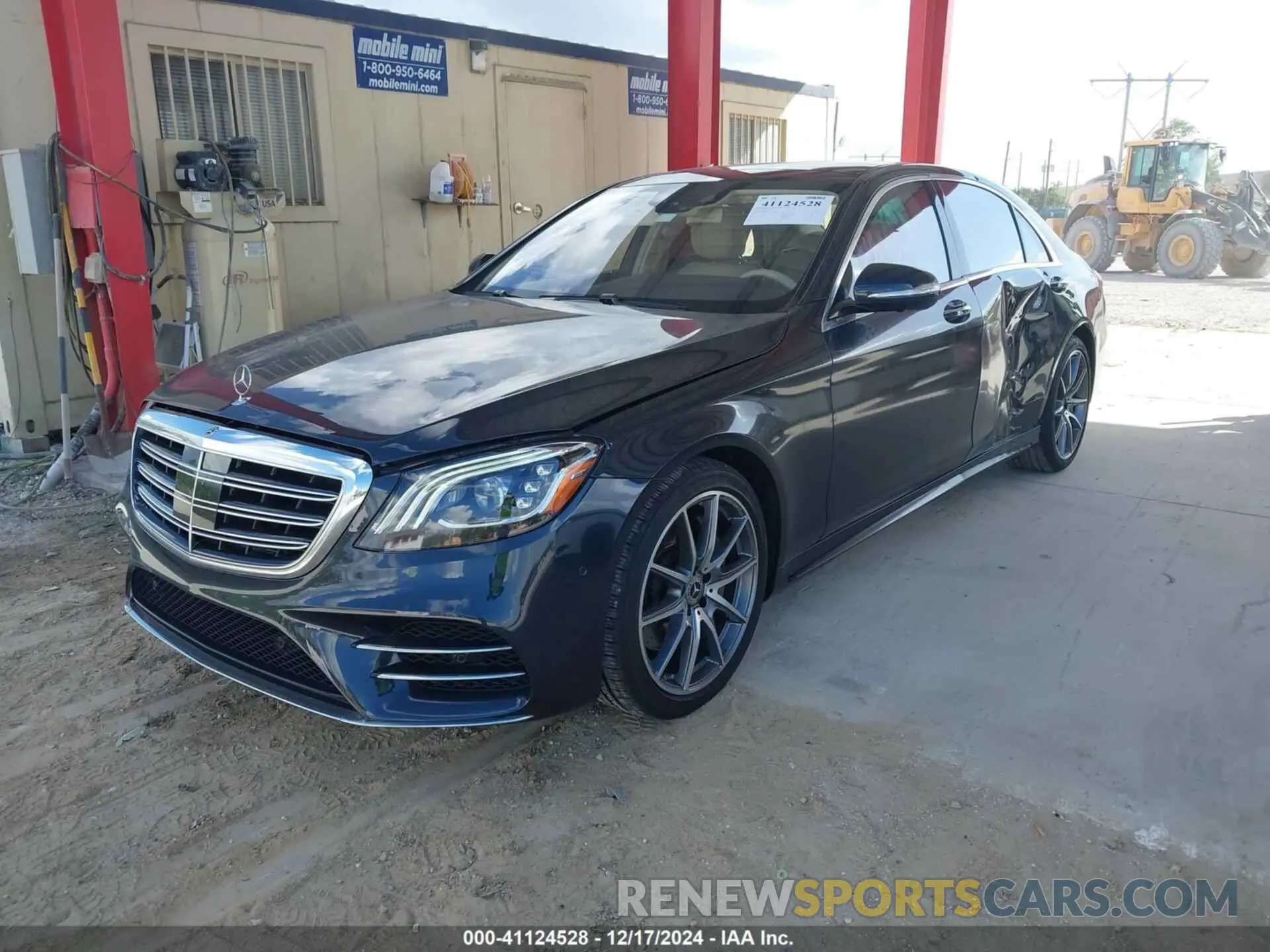 2 fotografías del automóvil dañado WDDUG6GB1KA453375 MERCEDES-BENZ S 450 2019