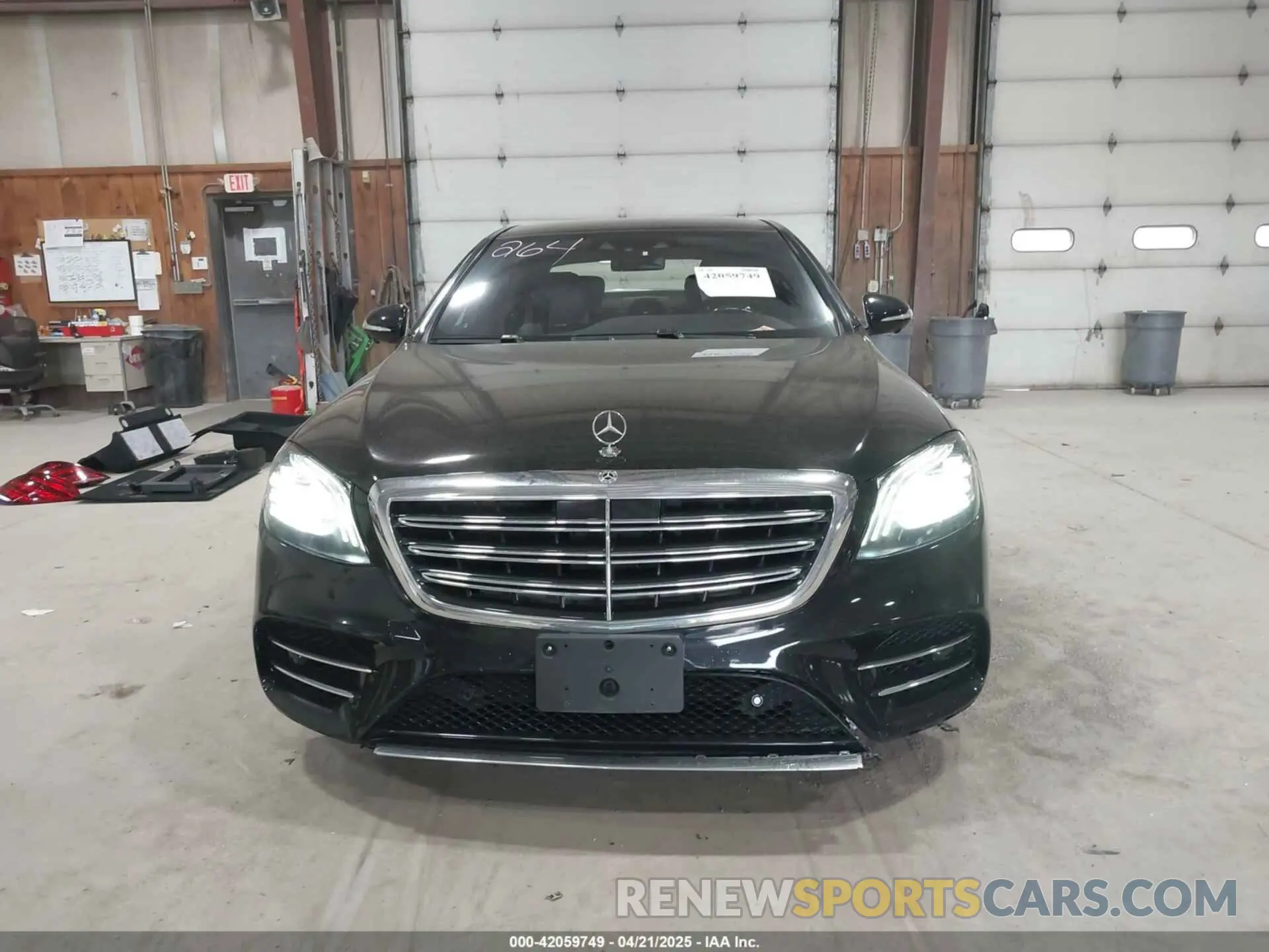 13 fotografías del automóvil dañado WDDUG6GB7KA455597 MERCEDES-BENZ S 450 2019