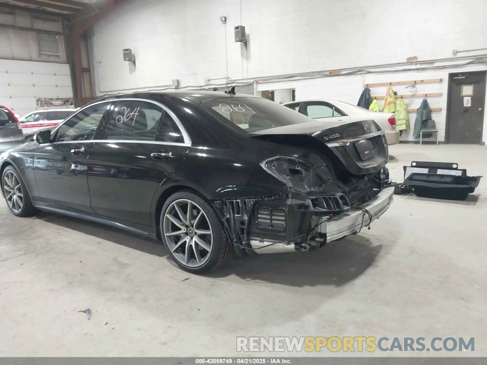 19 fotografías del automóvil dañado WDDUG6GB7KA455597 MERCEDES-BENZ S 450 2019