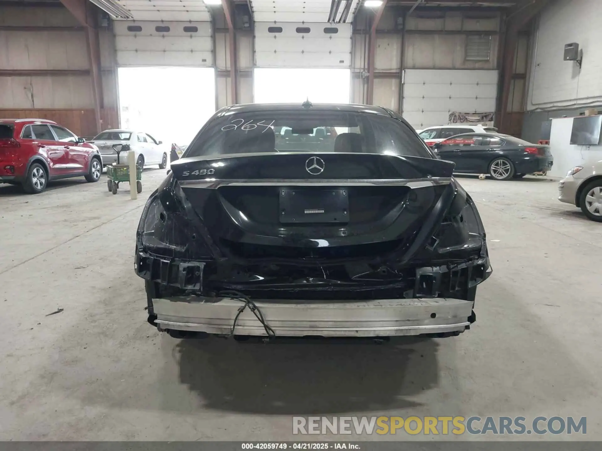 6 fotografías del automóvil dañado WDDUG6GB7KA455597 MERCEDES-BENZ S 450 2019