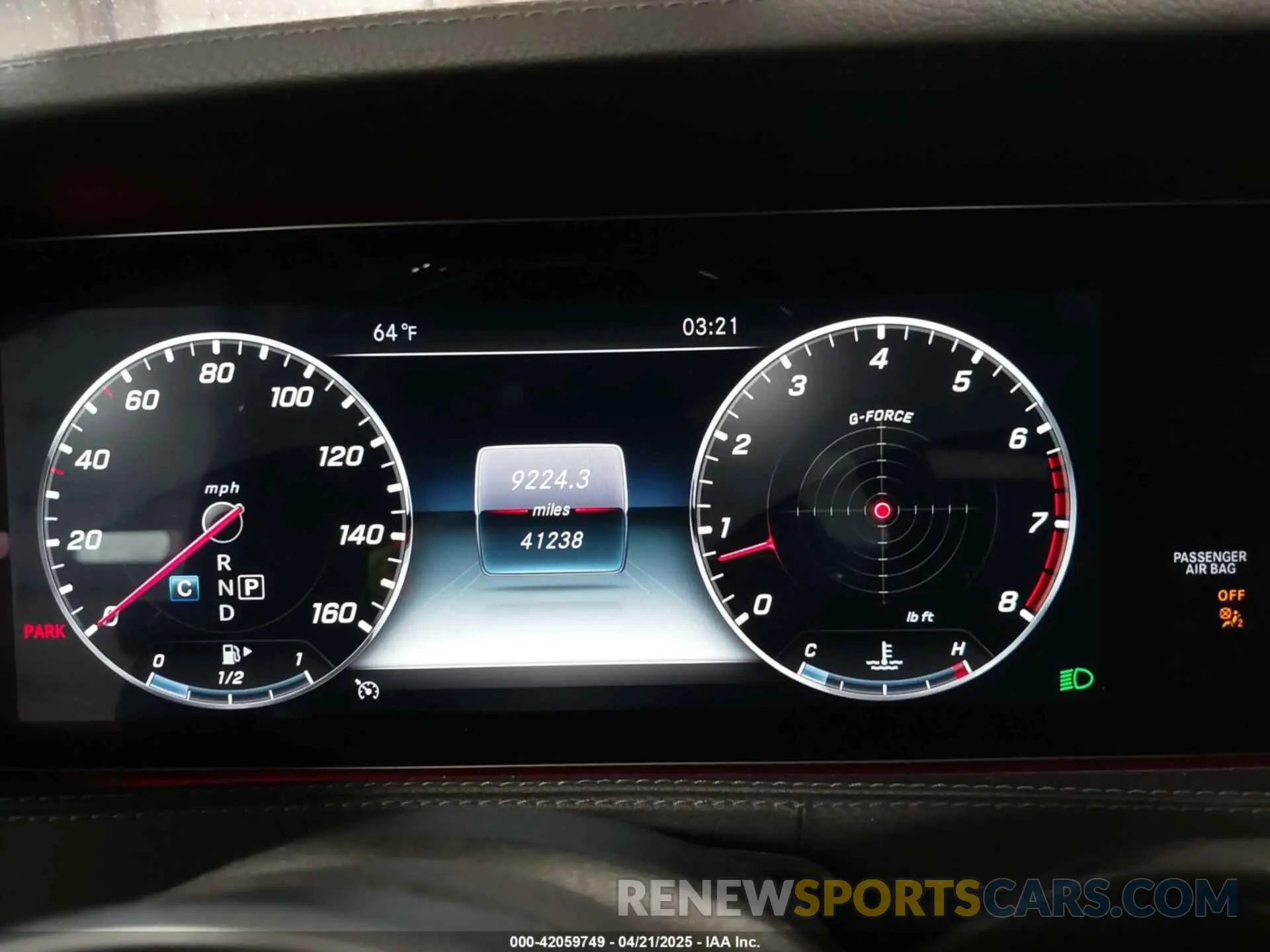 7 fotografías del automóvil dañado WDDUG6GB7KA455597 MERCEDES-BENZ S 450 2019