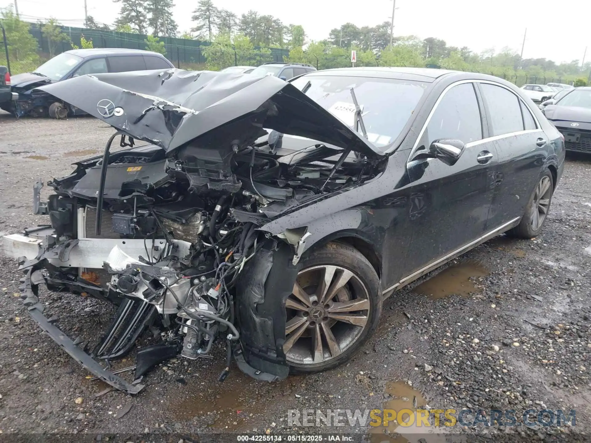2 fotografías del automóvil dañado W1KUG6EBXLA528661 MERCEDES-BENZ S 450 2020