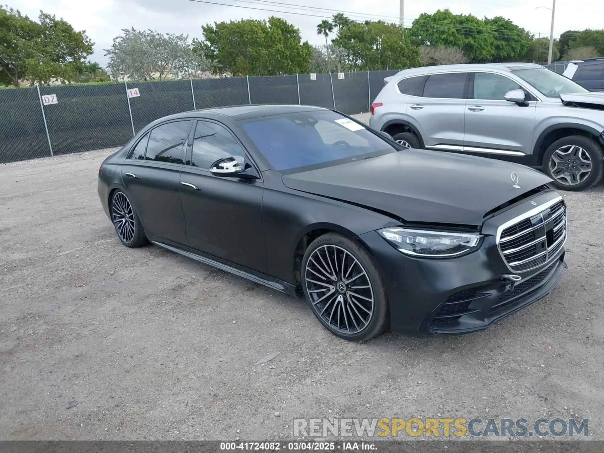 1 fotografías del automóvil dañado W1K6G6DB0NA148354 MERCEDES-BENZ S 500 2022