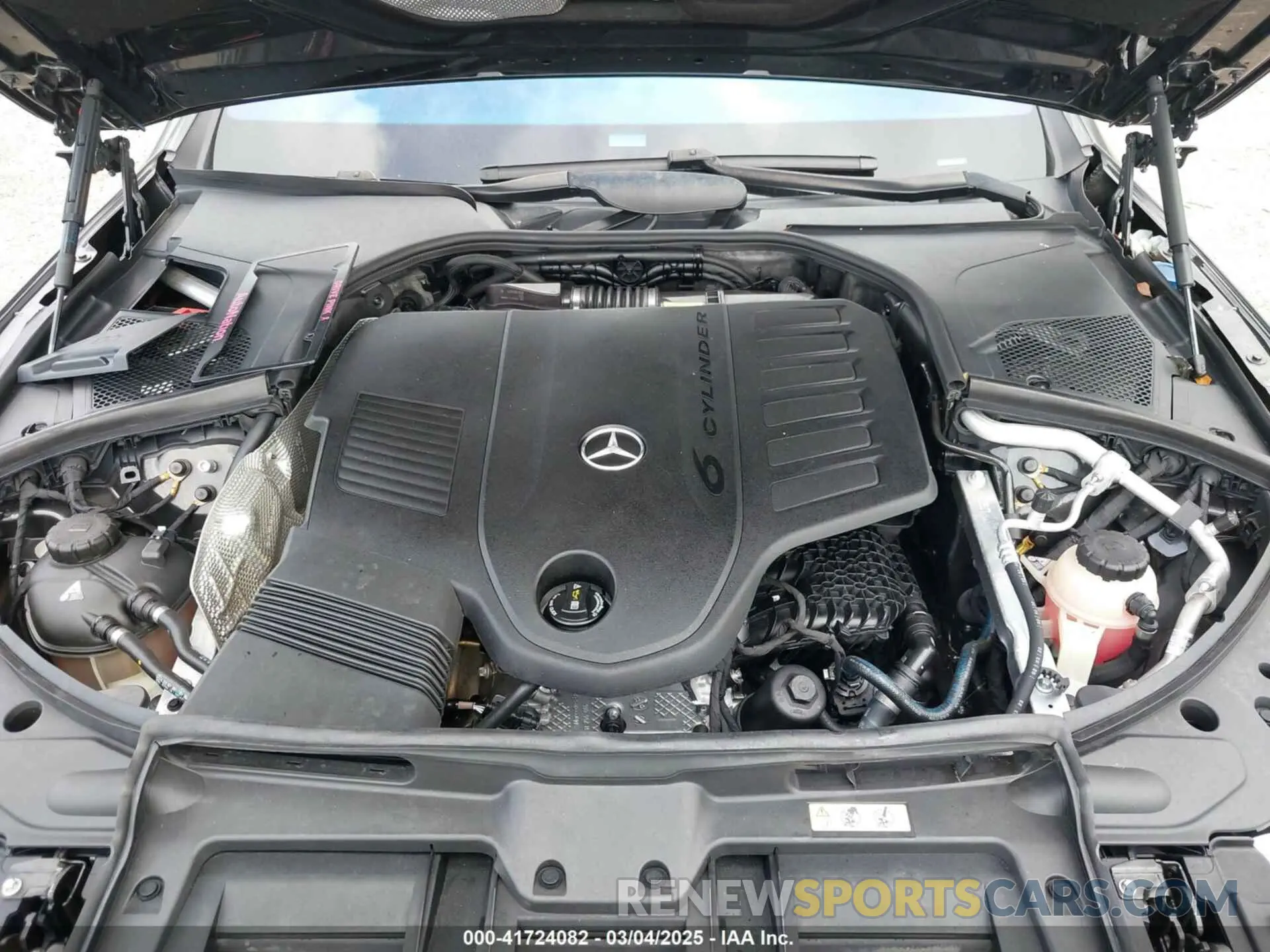10 fotografías del automóvil dañado W1K6G6DB0NA148354 MERCEDES-BENZ S 500 2022