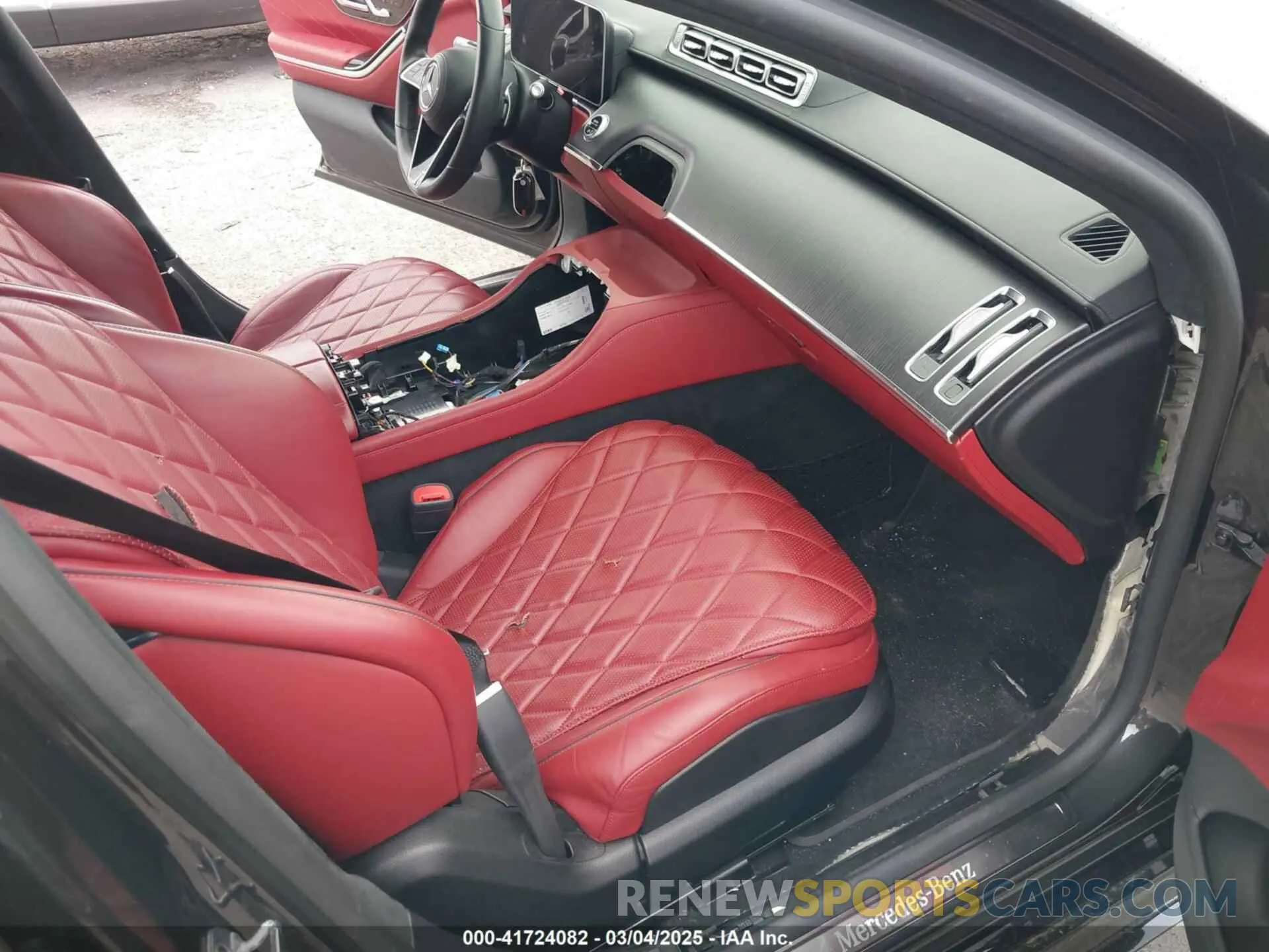 5 fotografías del automóvil dañado W1K6G6DB0NA148354 MERCEDES-BENZ S 500 2022