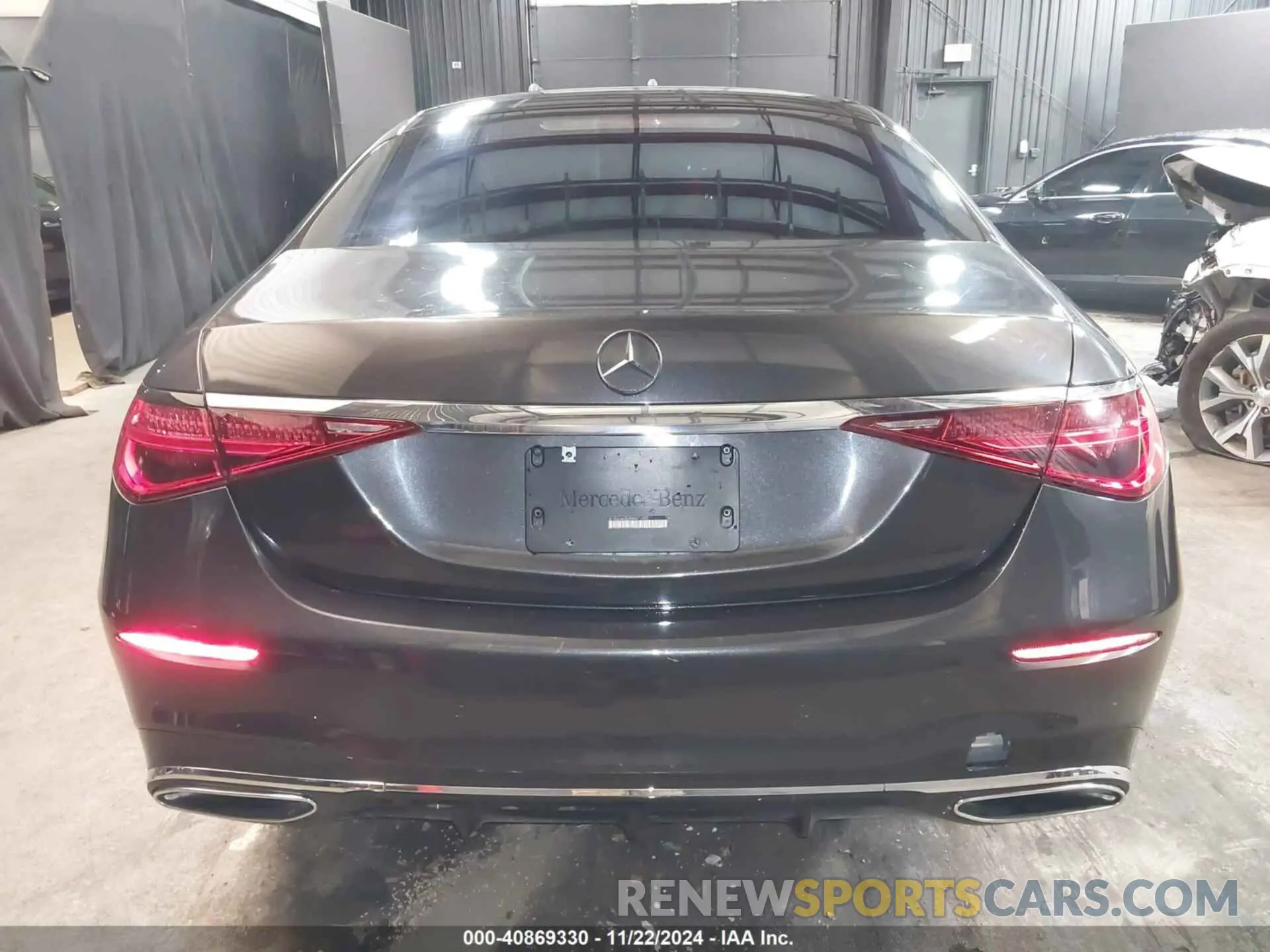 16 fotografías del automóvil dañado W1K6G6DB3NA071592 MERCEDES-BENZ S 500 2022