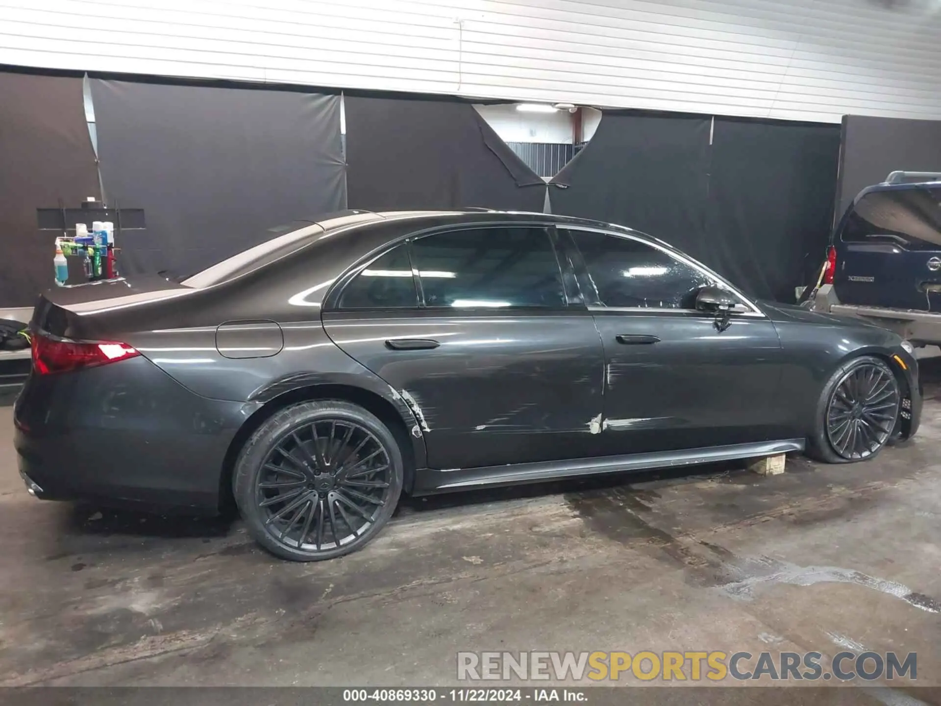 6 fotografías del automóvil dañado W1K6G6DB3NA071592 MERCEDES-BENZ S 500 2022