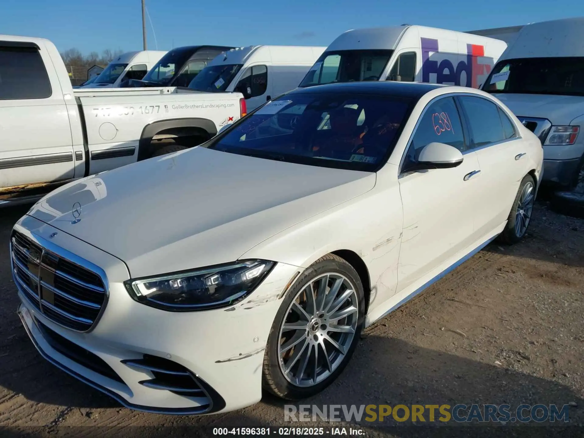 6 fotografías del automóvil dañado W1K6G6DB4NA125708 MERCEDES-BENZ S 500 2022