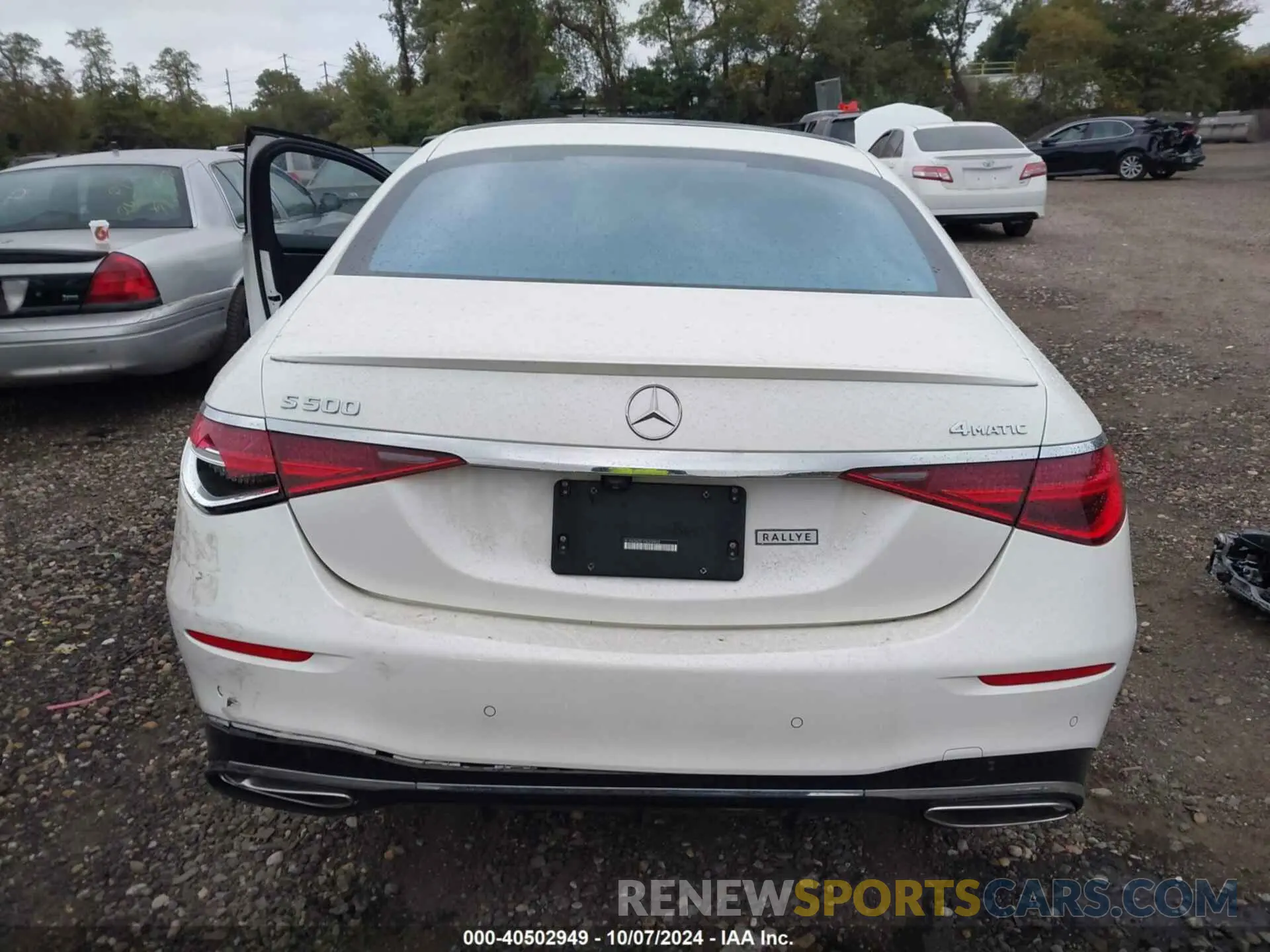 17 fotografías del automóvil dañado W1K6G6DB1PA209925 MERCEDES-BENZ S 500 2023
