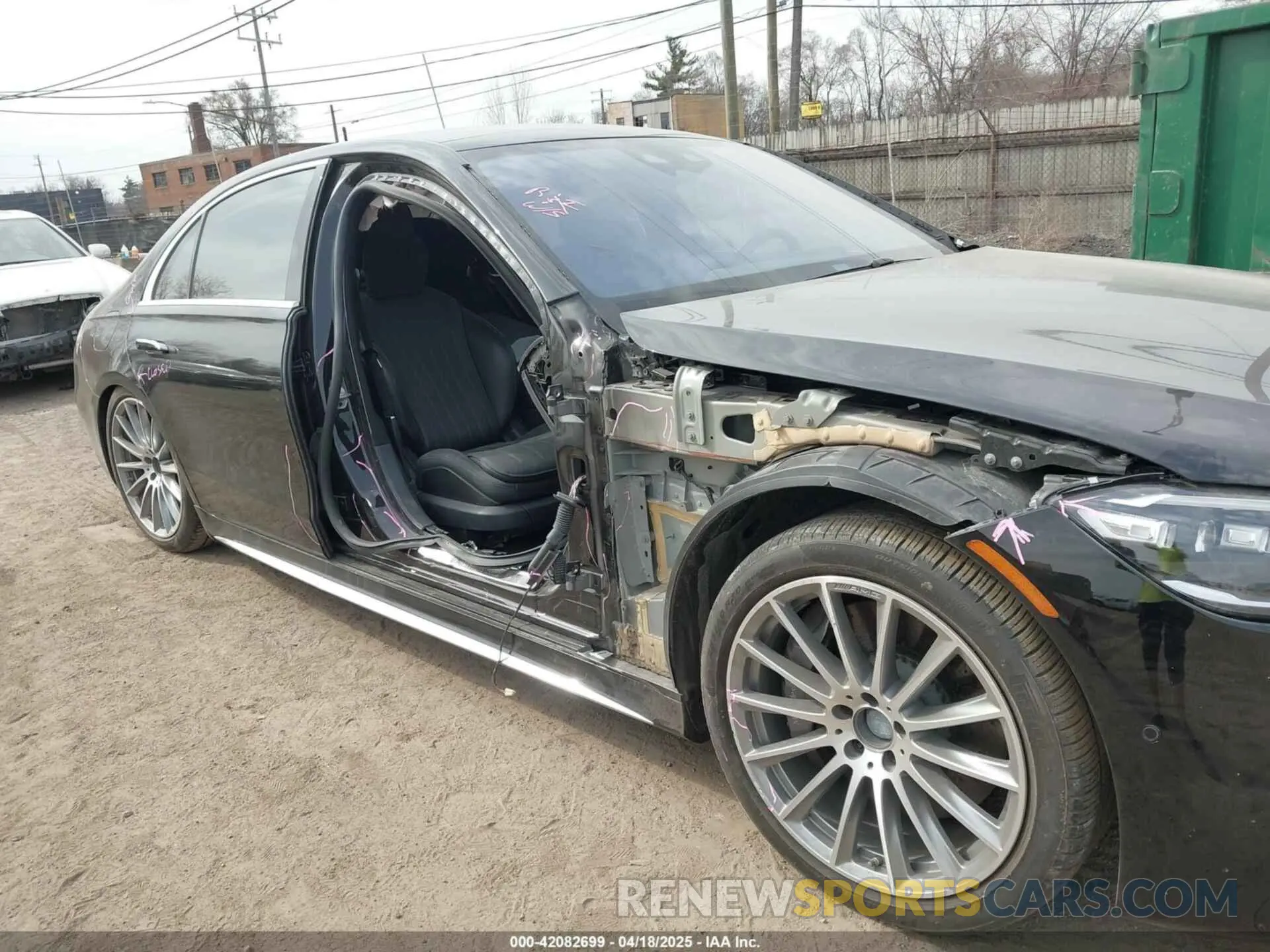 6 fotografías del automóvil dañado W1K6G6DB5PA172216 MERCEDES-BENZ S 500 2023