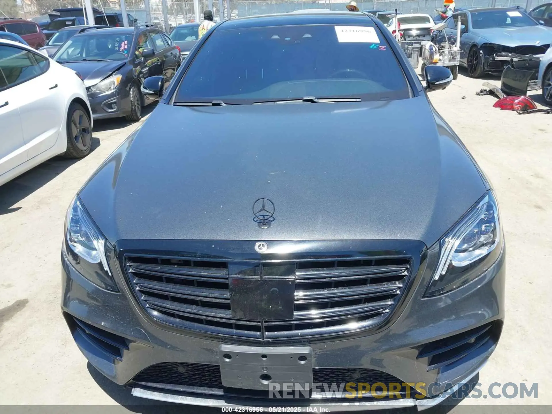 13 fotografías del automóvil dañado WDDUG8DB6KA480426 MERCEDES-BENZ S 560 2019