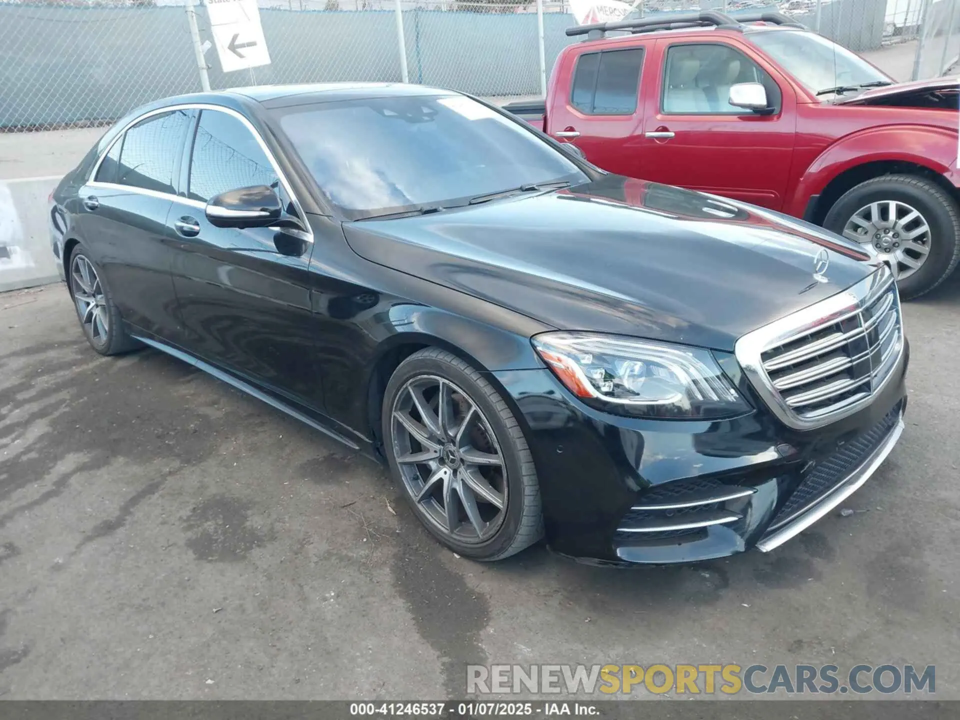1 fotografías del automóvil dañado WDDUG8DBXKA436865 MERCEDES-BENZ S 560 2019