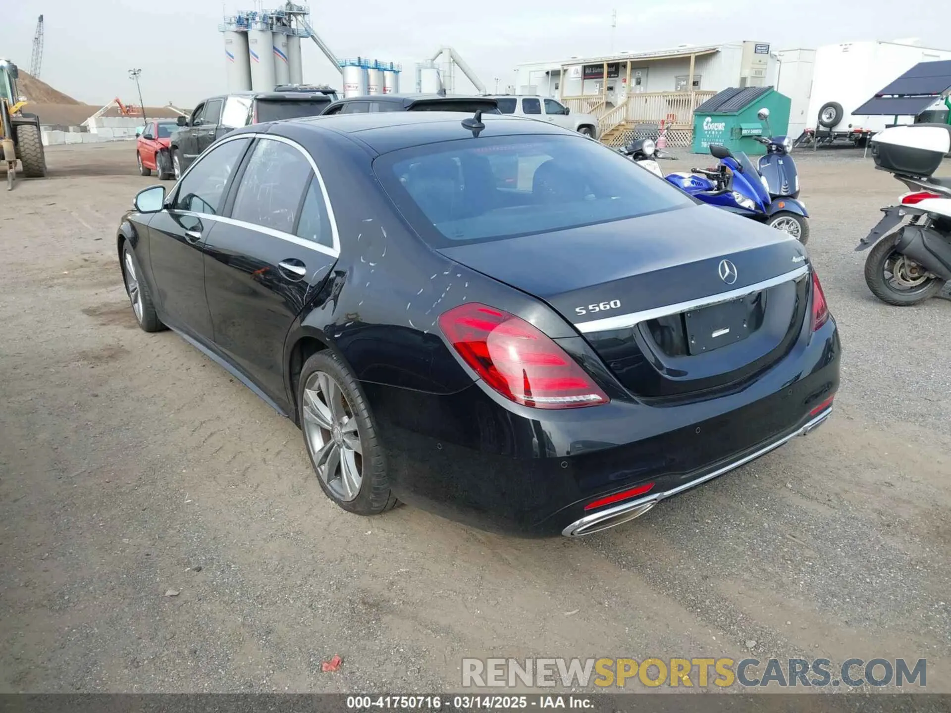 3 fotografías del automóvil dañado WDDUG8GB1KA430335 MERCEDES-BENZ S 560 2019
