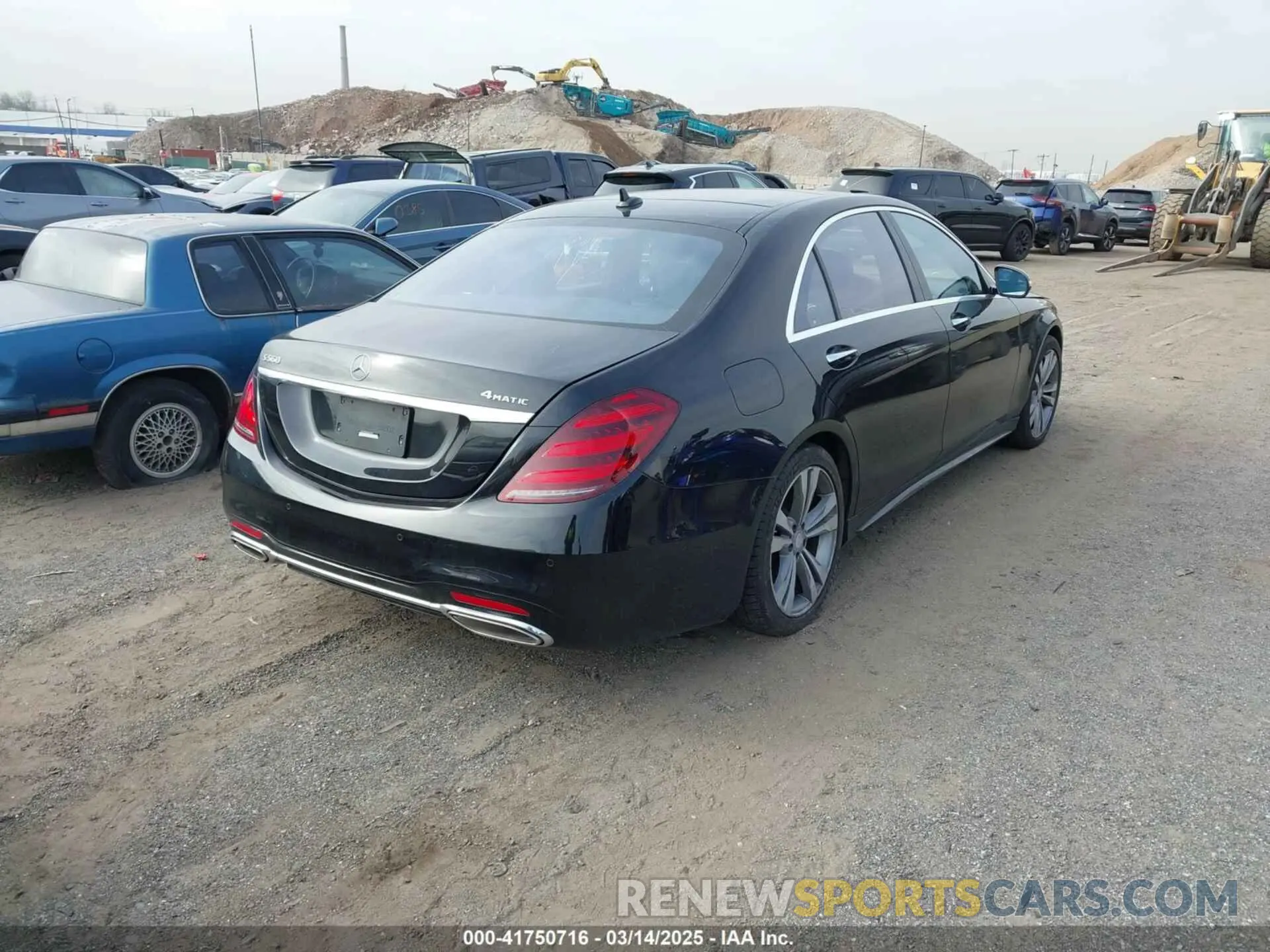 4 fotografías del automóvil dañado WDDUG8GB1KA430335 MERCEDES-BENZ S 560 2019