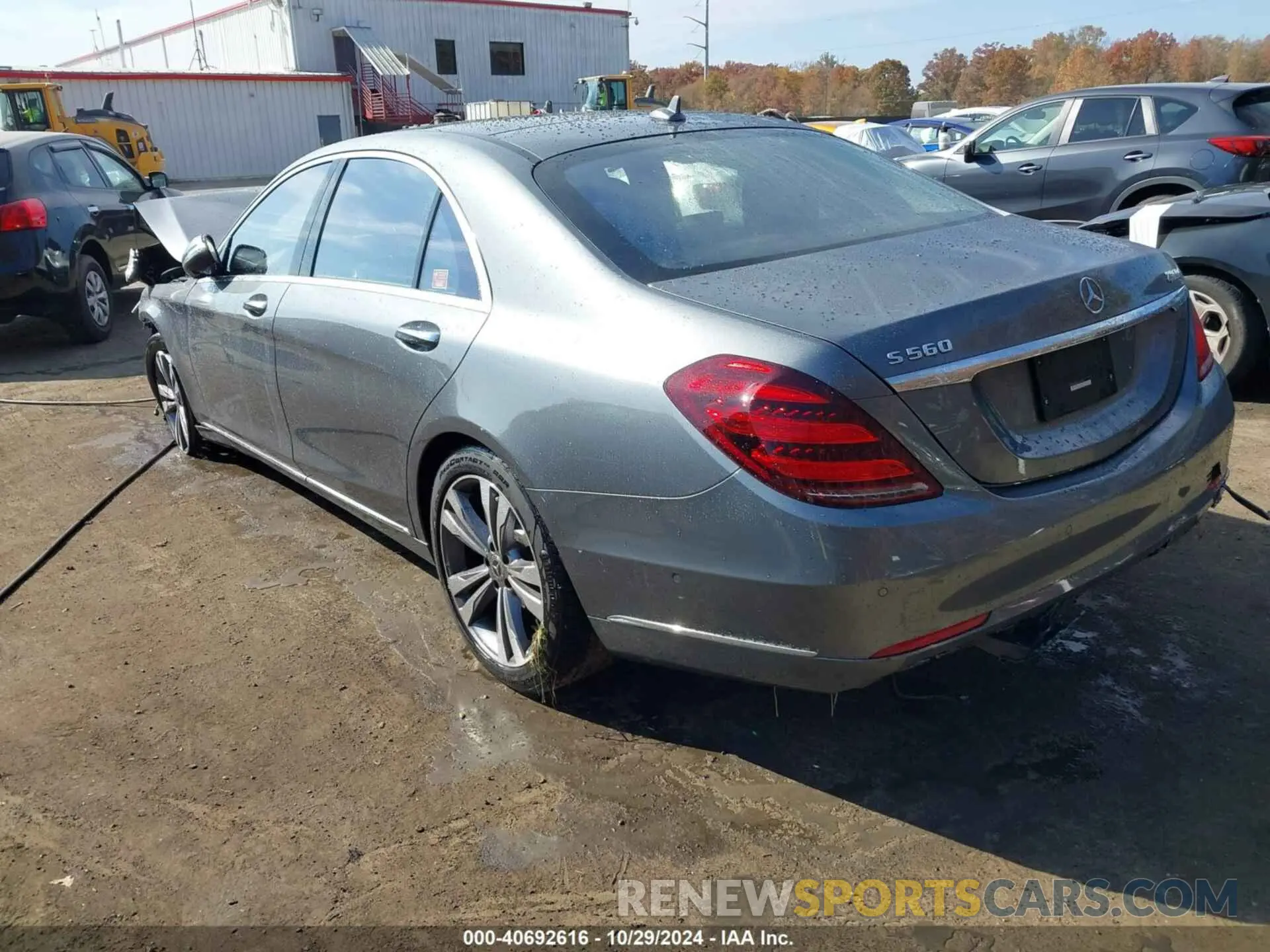 3 fotografías del automóvil dañado WDDUG8GB1KA444168 MERCEDES-BENZ S 560 2019