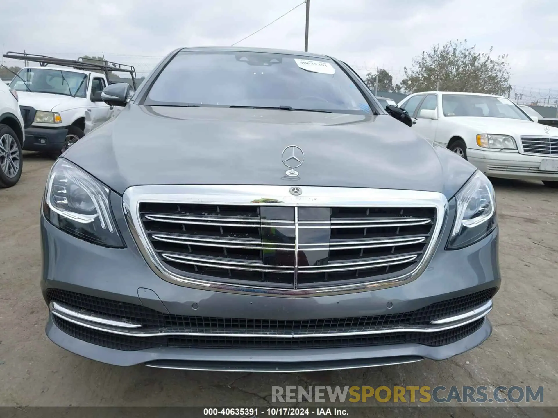 13 fotografías del automóvil dañado WDDUG8GB2KA473517 MERCEDES-BENZ S 560 2019
