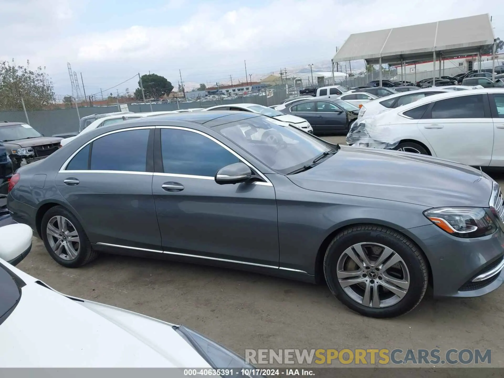 14 fotografías del automóvil dañado WDDUG8GB2KA473517 MERCEDES-BENZ S 560 2019