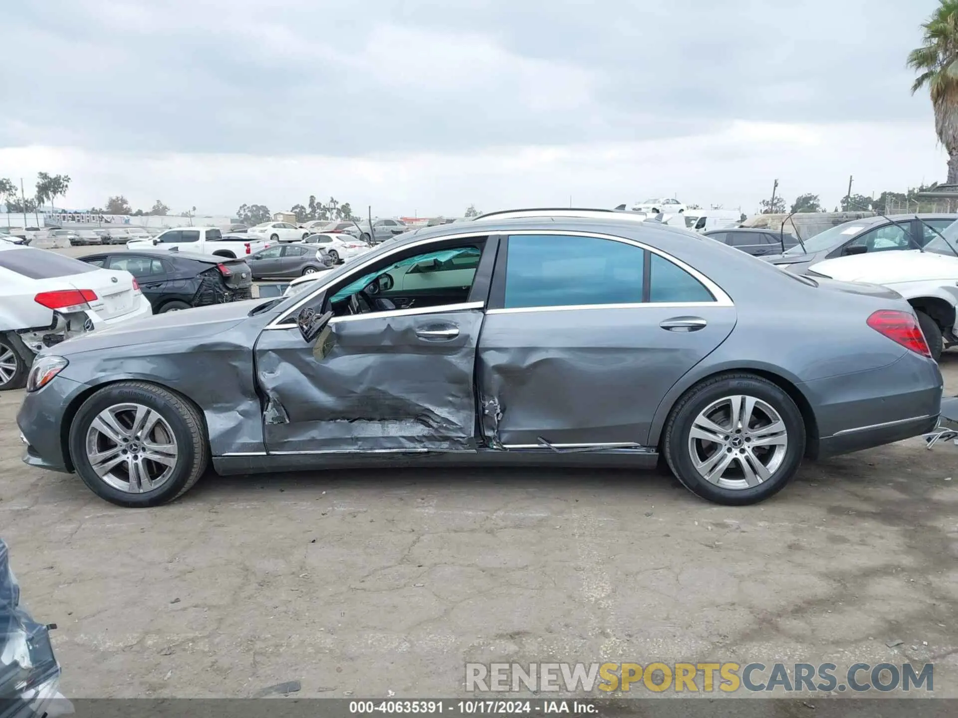 15 fotografías del automóvil dañado WDDUG8GB2KA473517 MERCEDES-BENZ S 560 2019