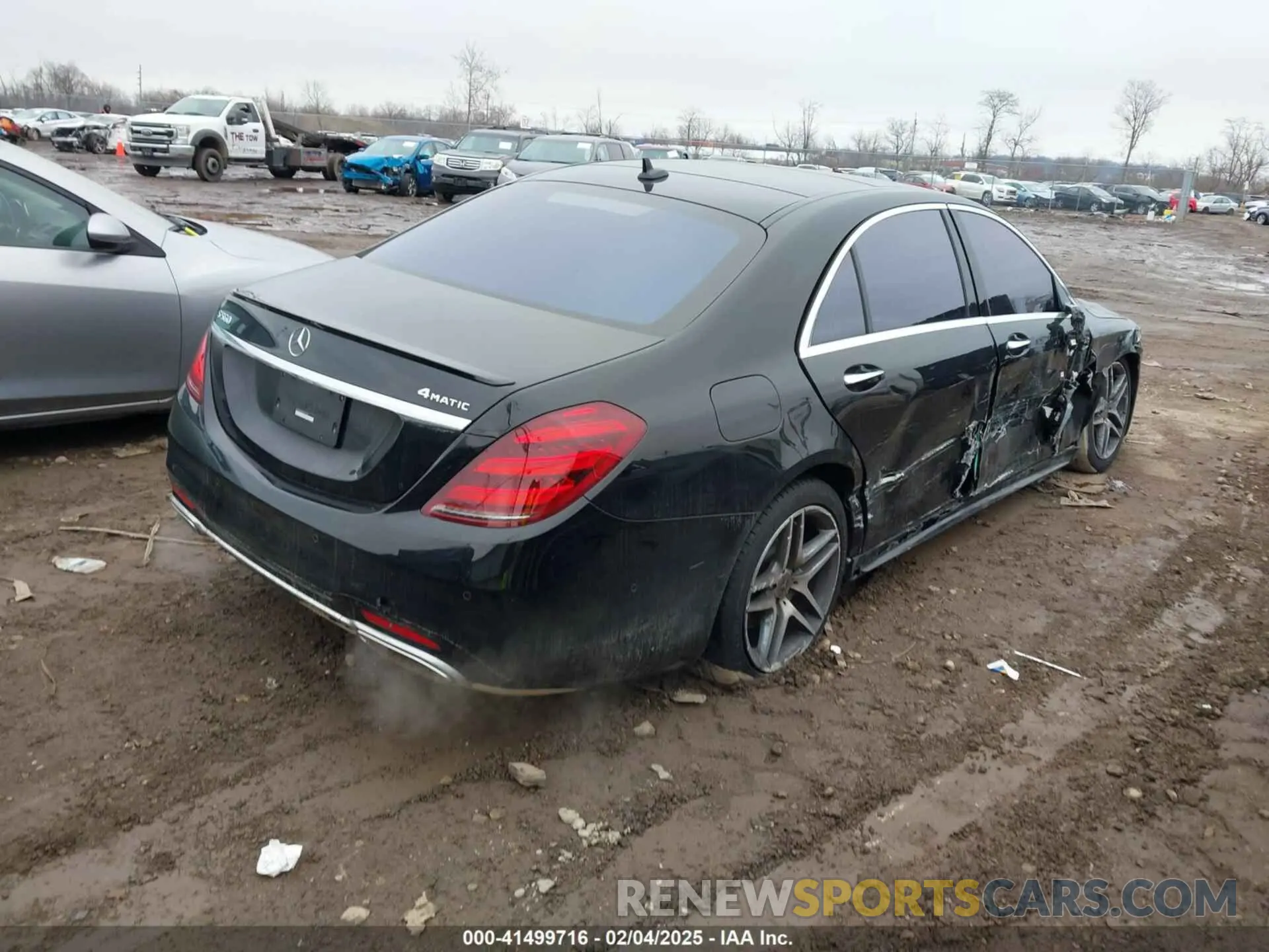 4 fotografías del automóvil dañado WDDUG8GB9KA429594 MERCEDES-BENZ S 560 2019