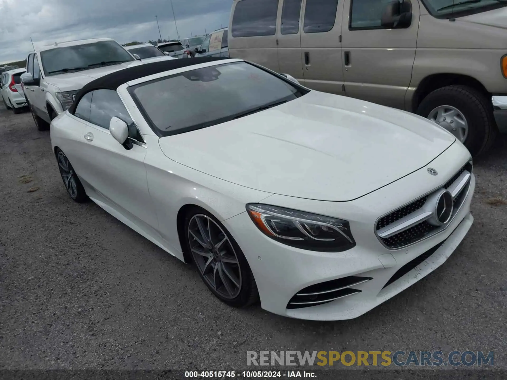 1 fotografías del automóvil dañado W1KXK8DB4LA050049 MERCEDES-BENZ S 560 2020