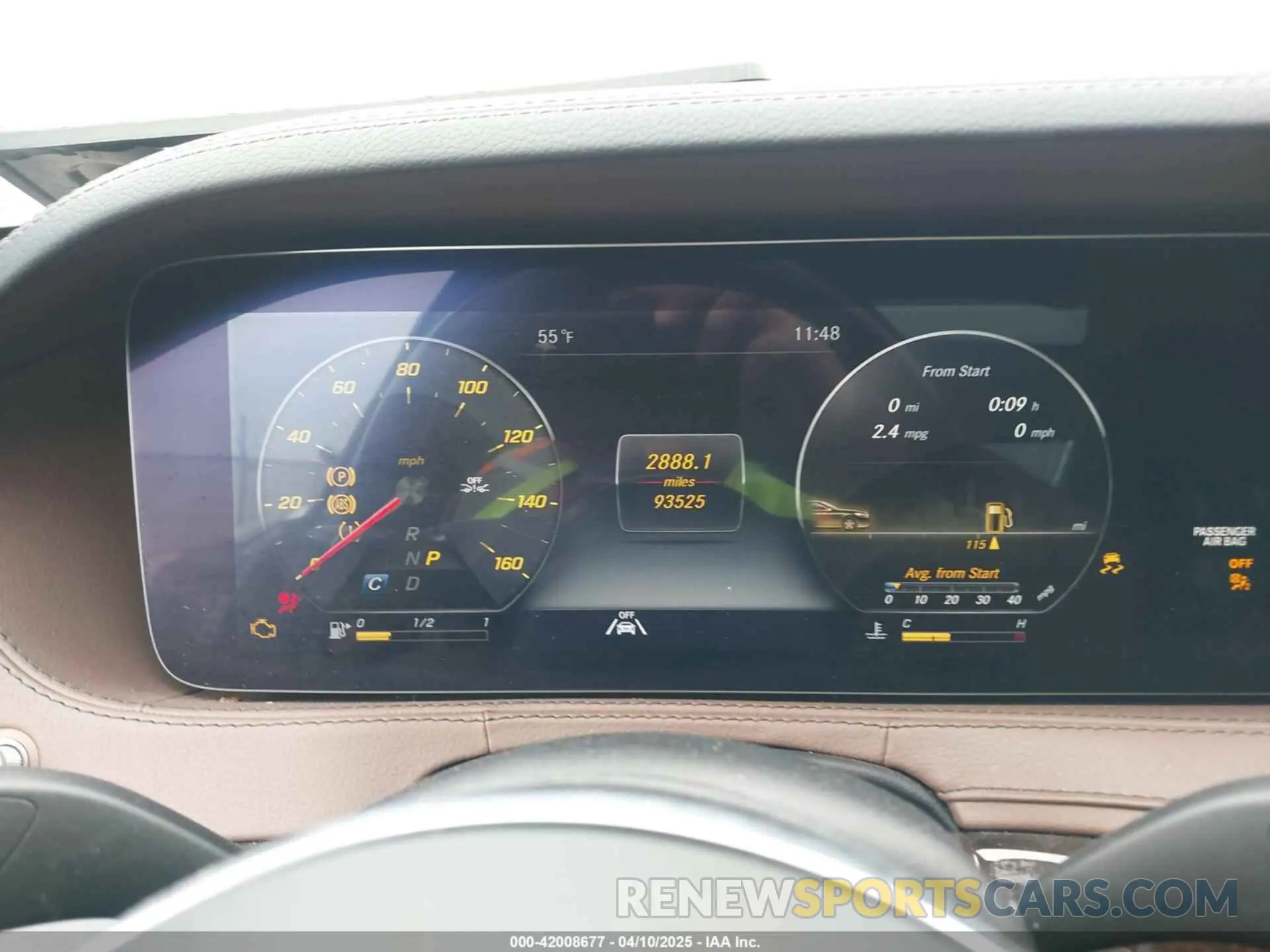 7 fotografías del automóvil dañado WDDUG8GB3LA517882 MERCEDES-BENZ S 560 2020