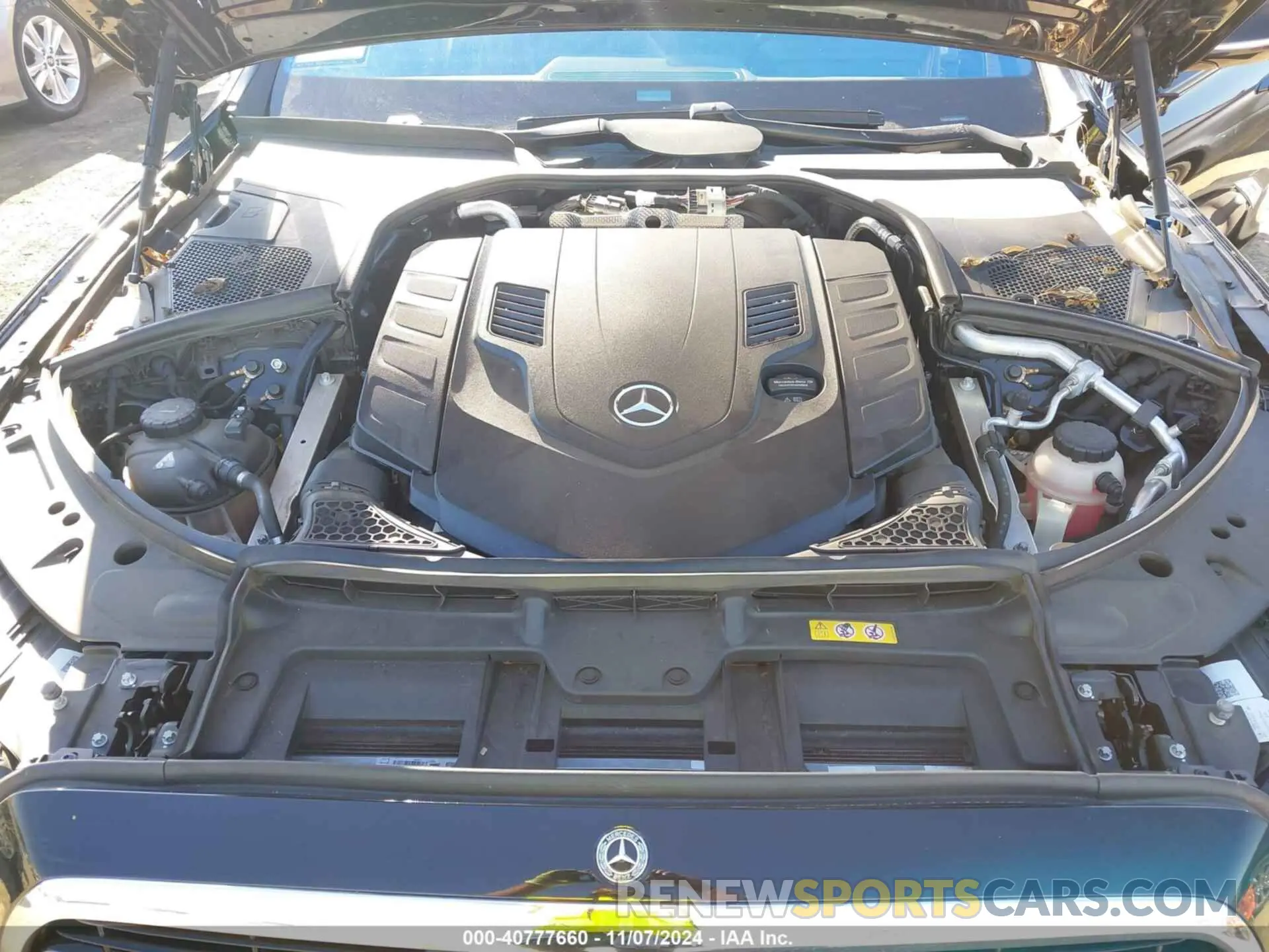 10 fotografías del automóvil dañado W1K6G7GB7MA018202 MERCEDES-BENZ S 580 2021