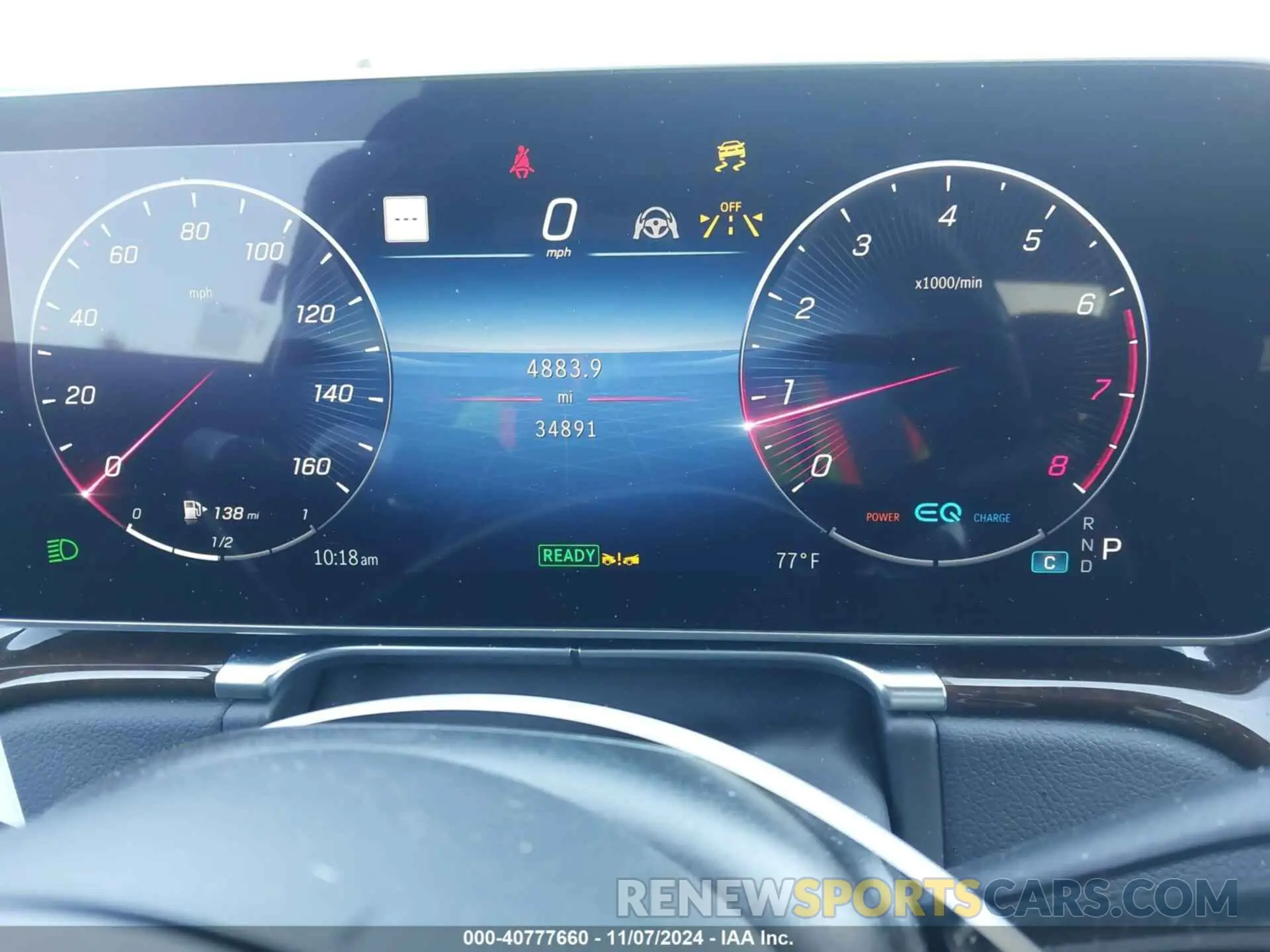 7 fotografías del automóvil dañado W1K6G7GB7MA018202 MERCEDES-BENZ S 580 2021